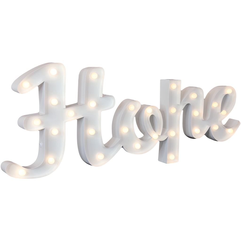 MARQUEE LIGHTS LED Dekolicht »Hope«, 29 flammig-flammig