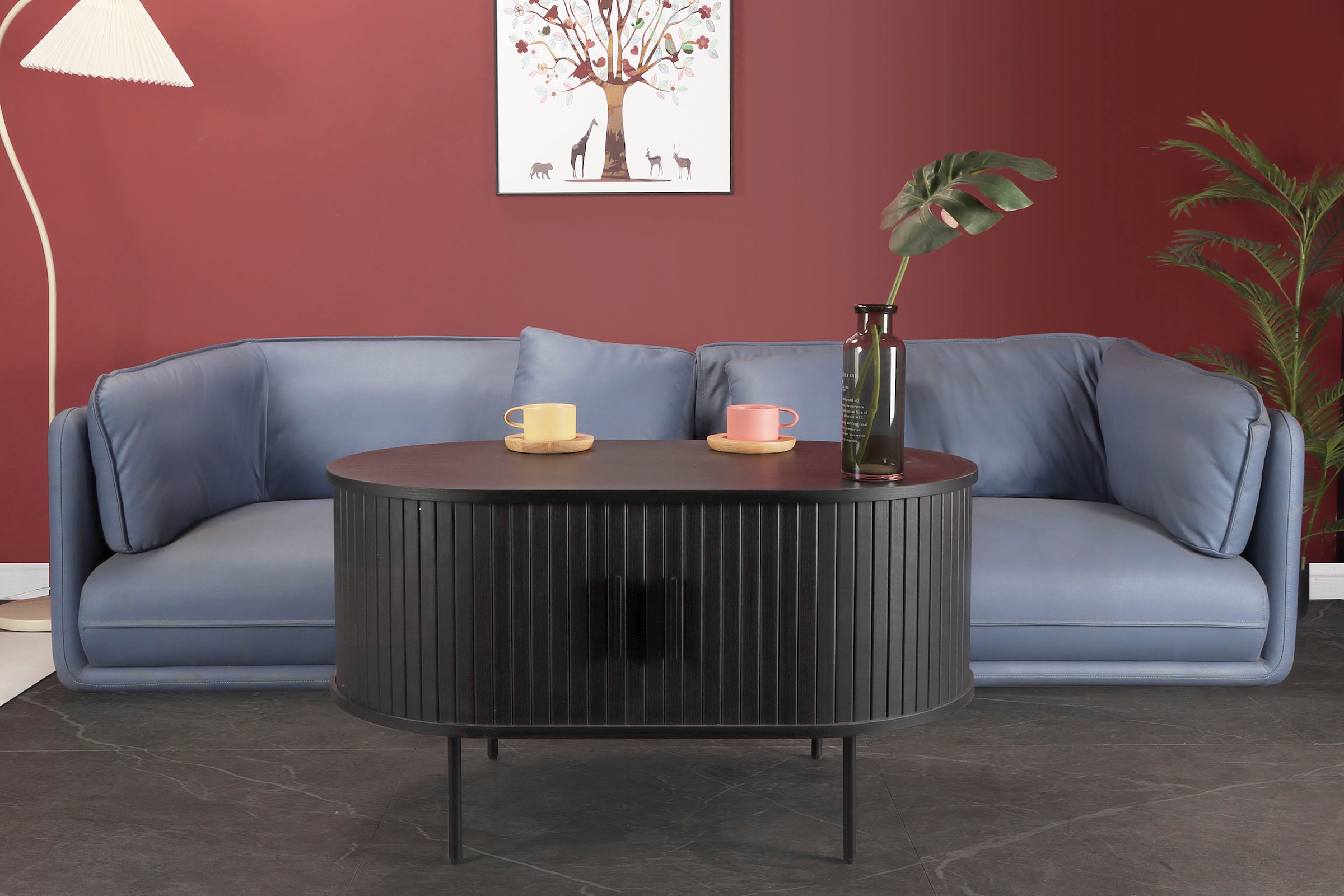 Home affaire Couchtisch, 2 Schiebetüren