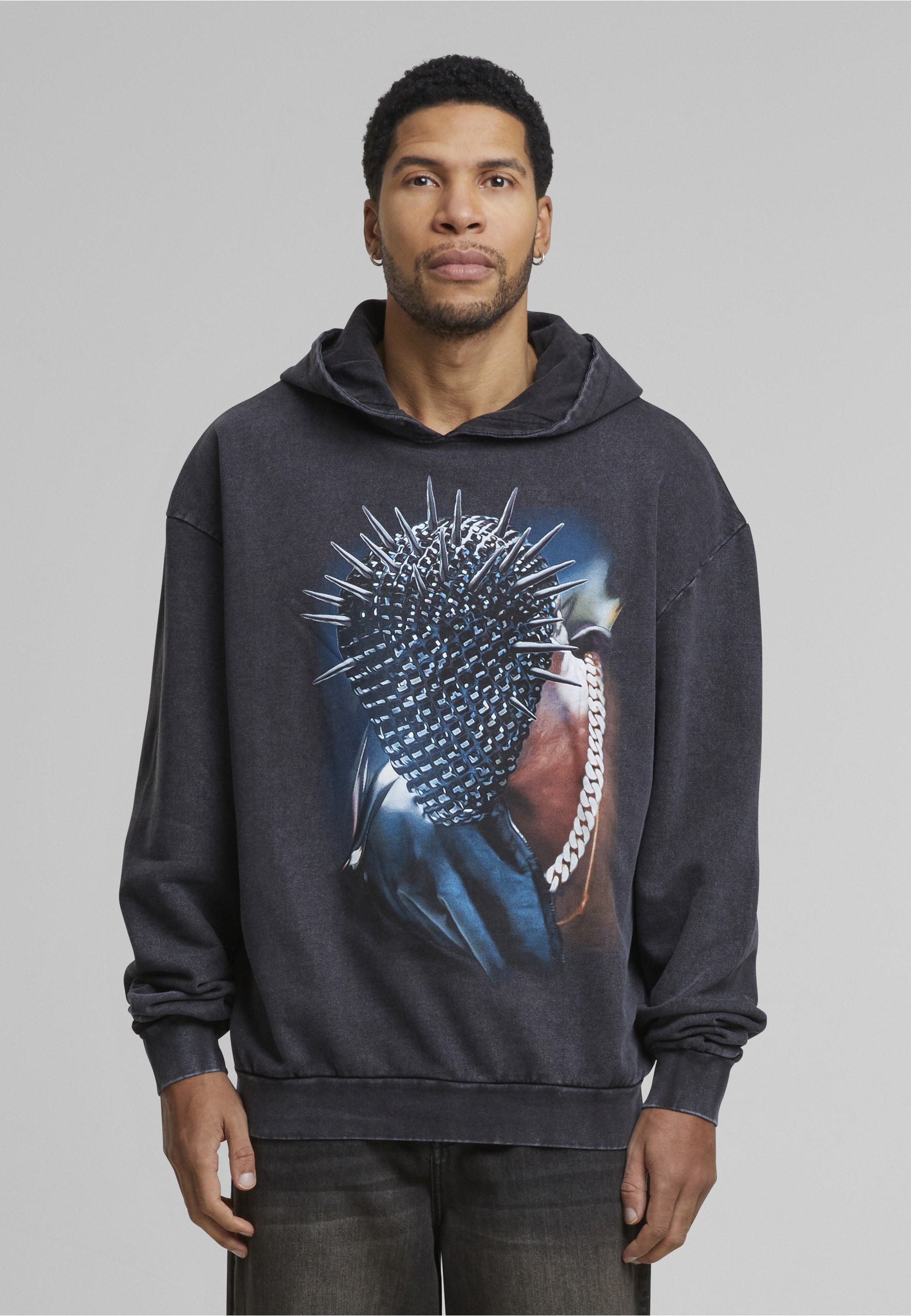 Upscale by Mister Tee Kapuzenpullover »Upscale by Mister Tee Thorned Mask Oversize Hoody« 1