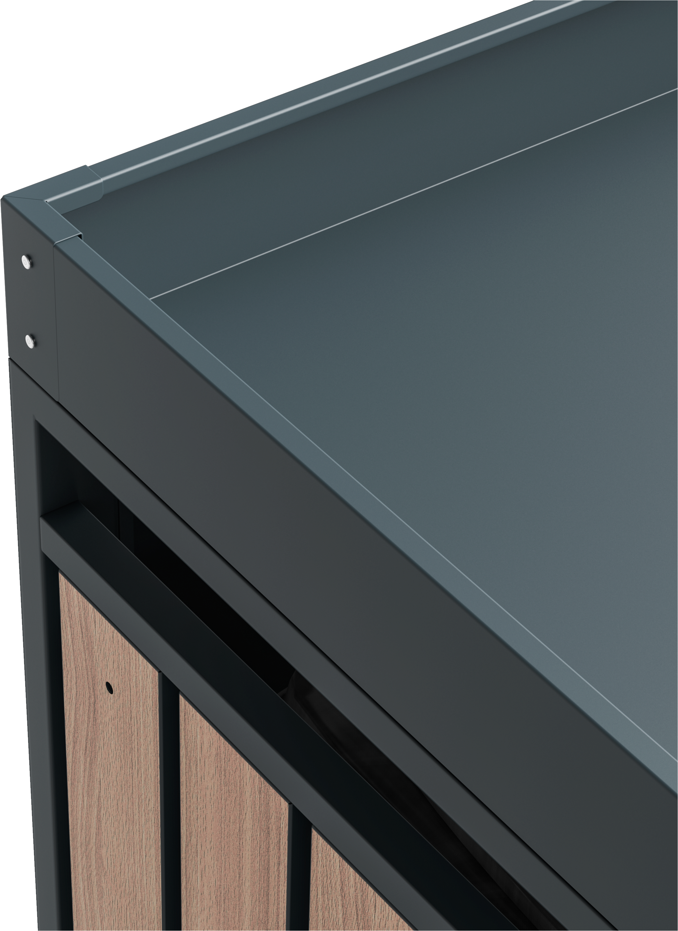 WESTMANN Mülltonnenbox »Planta«, Platz für 4 Mülltonnen je 240 L, BxHxT: 264x84x124,5 cm