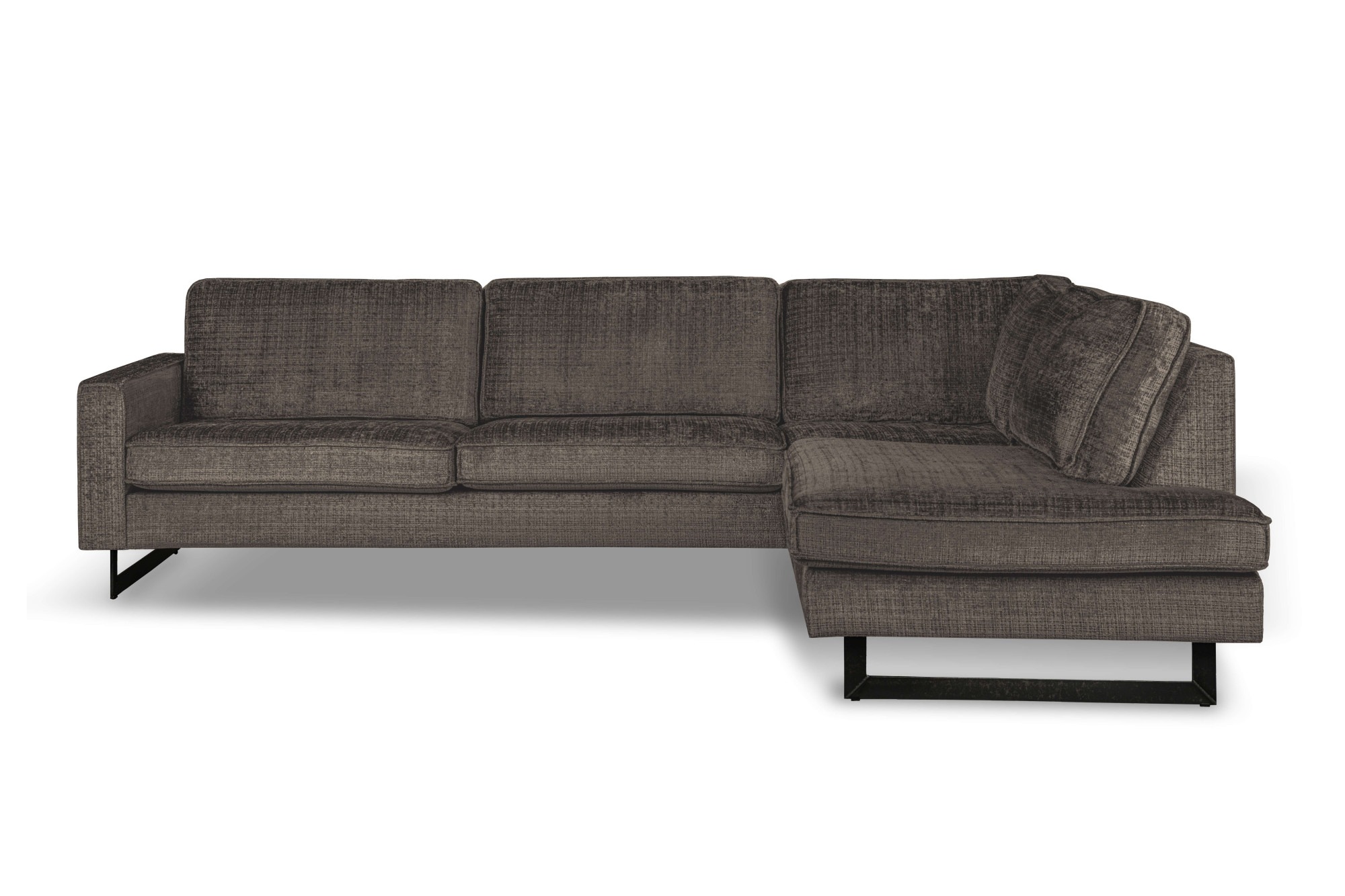 Home affaire Ecksofa »Pinto, 290 cm, Cord, Chenille, Lederoptik, Ottomane l günstig online kaufen