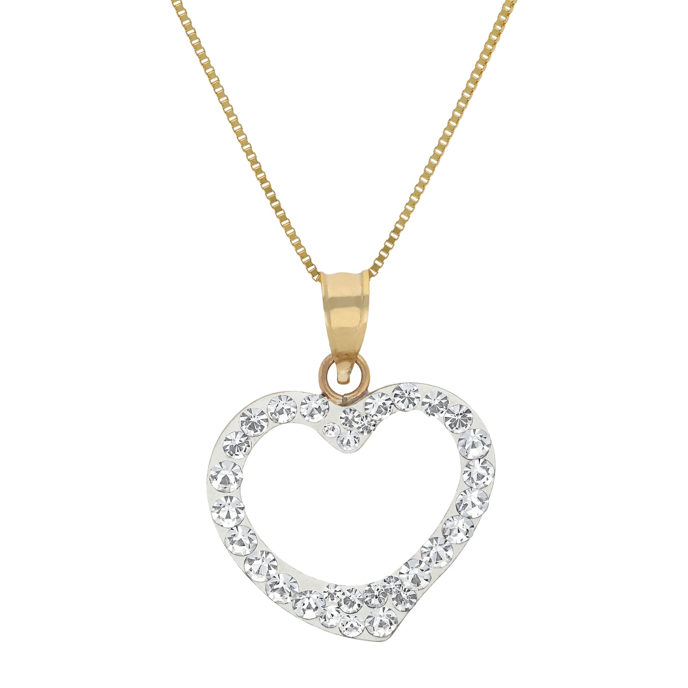 Vivance Herzkette »sparkling heart«