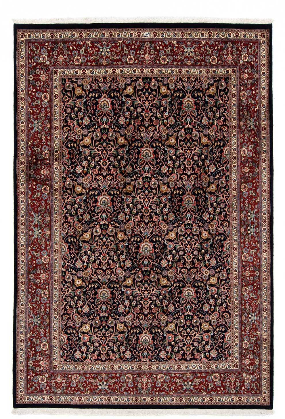 morgenland Wollteppich »Moud Blumenmuster Blu scuro 295 x 200 cm«, rechteck günstig online kaufen