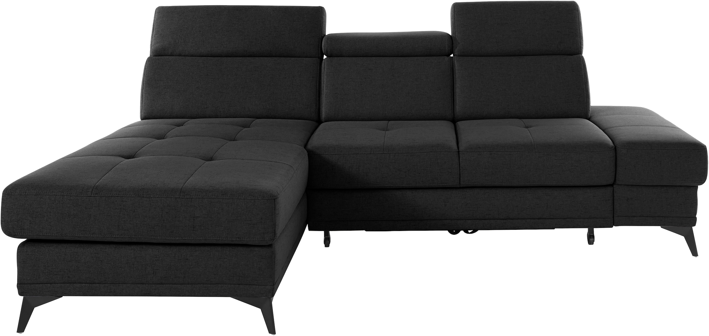 Home affaire Ecksofa »Cardiz L-Form« inkl.Kopfteilverstellung und Federkern günstig online kaufen