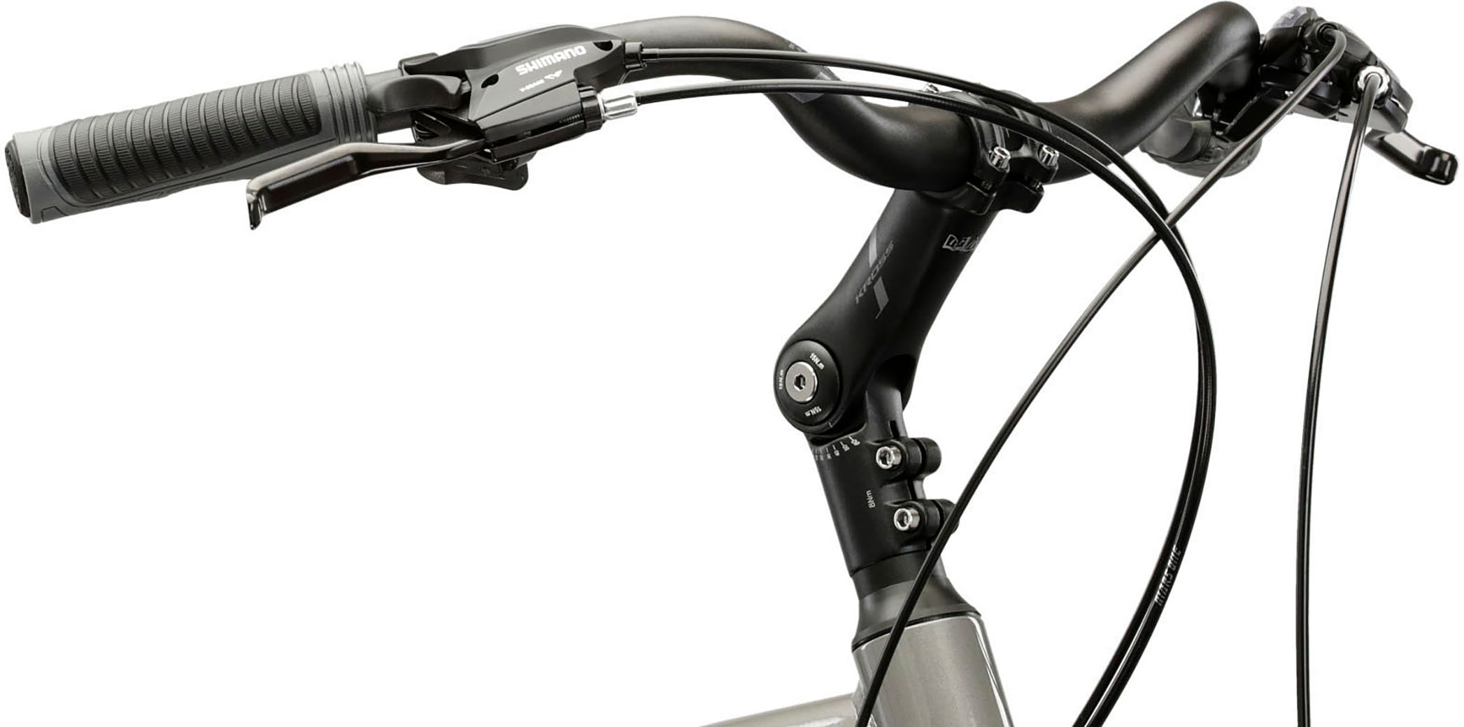 Kross Trekkingrad »KROSS Trekkingrad 28" Trans 3.0 ULT.RA silver 24 Gänge« 24 Gang Shimano ACERA M3020 Schaltwerk Kettenschaltung