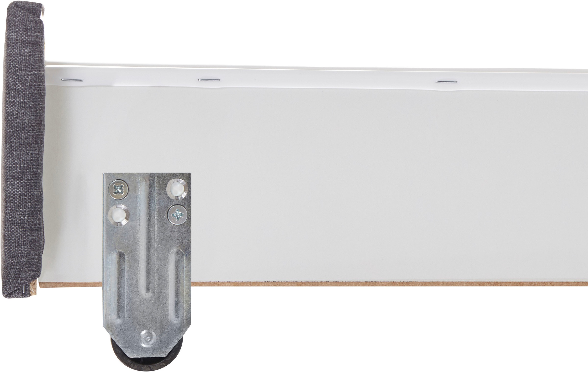 INOSIGN Boxbett »Luan«, Schubkästen, LED-Beleuchtung und Topper, in Breite 120 cm und 180 cm