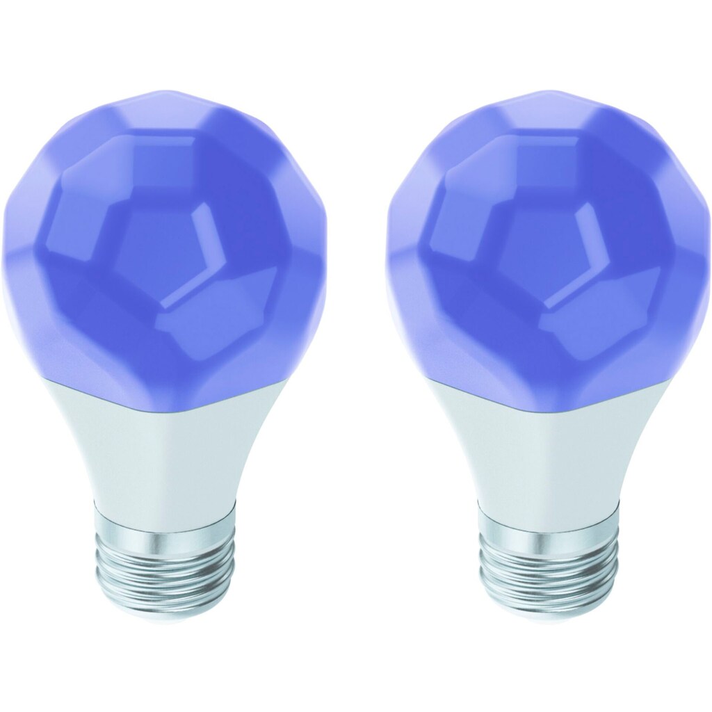 nanoleaf LED-Leuchtmittel »Light Bulb E27 2er Pack«, E27, 2 St., Farbwechsler