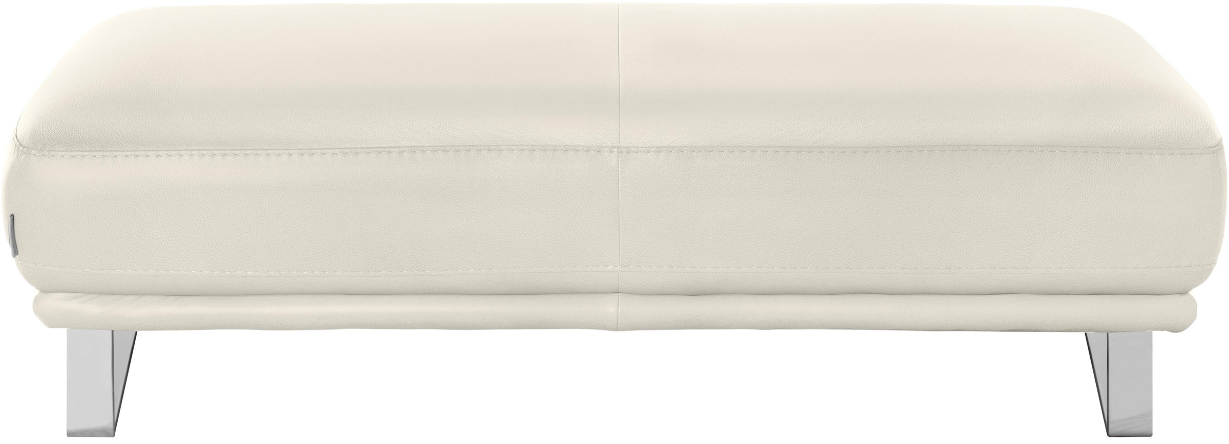 W.SCHILLIG Hocker »montanaa« mit Metallkufen in Chrom glänzend, Breite 141 cm