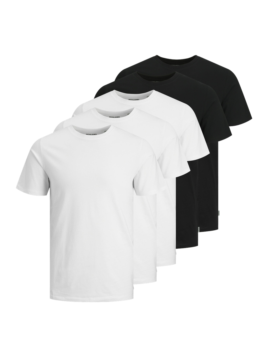 Jack & Jones T-Shirt »ORGANIC BASIC TEE«, (Packung, 5 tlg., 5er-Pack)