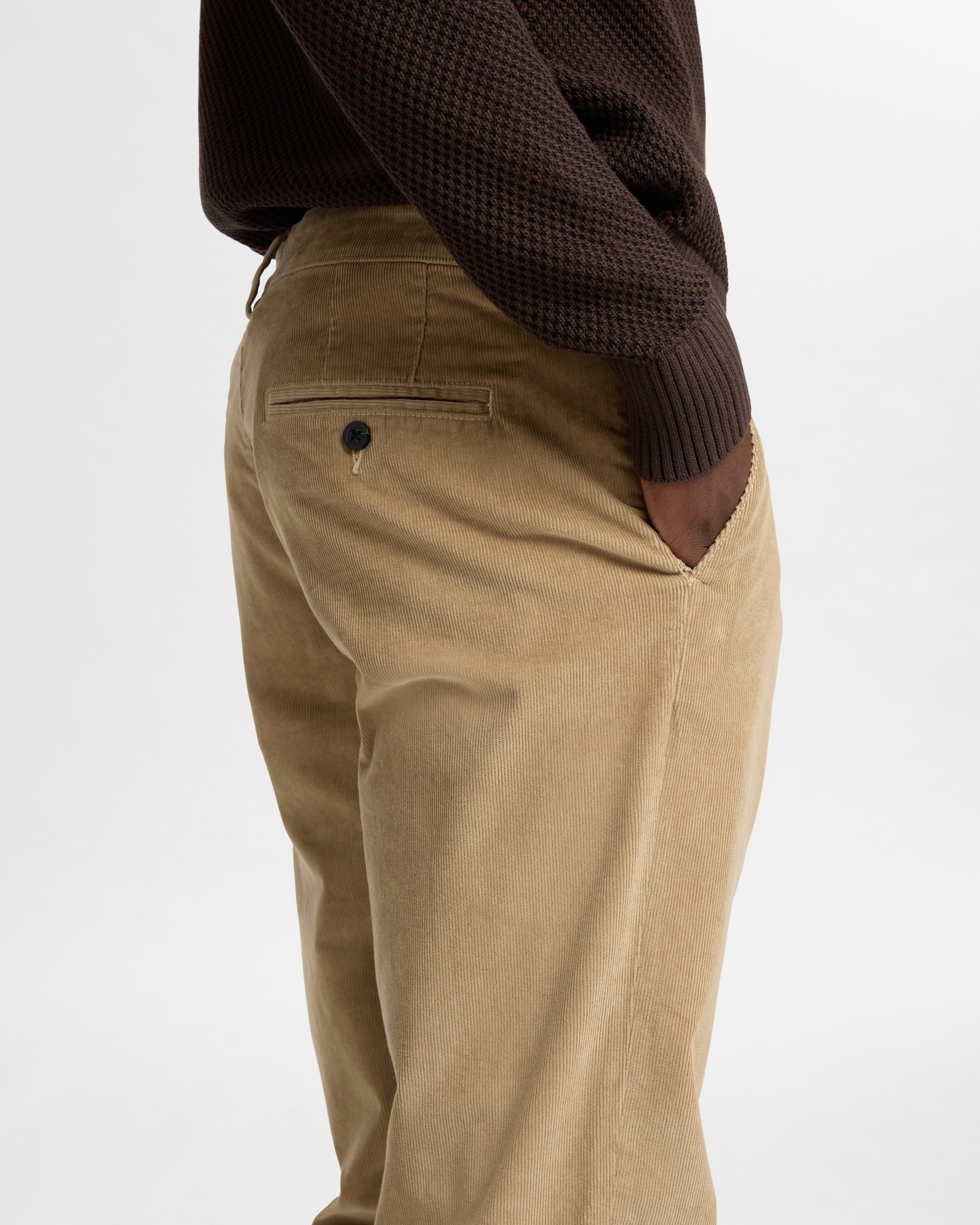 SELECTED HOMME Cordhose »SLH196-STRAIGHT MILES CORD PANT W NOOS«