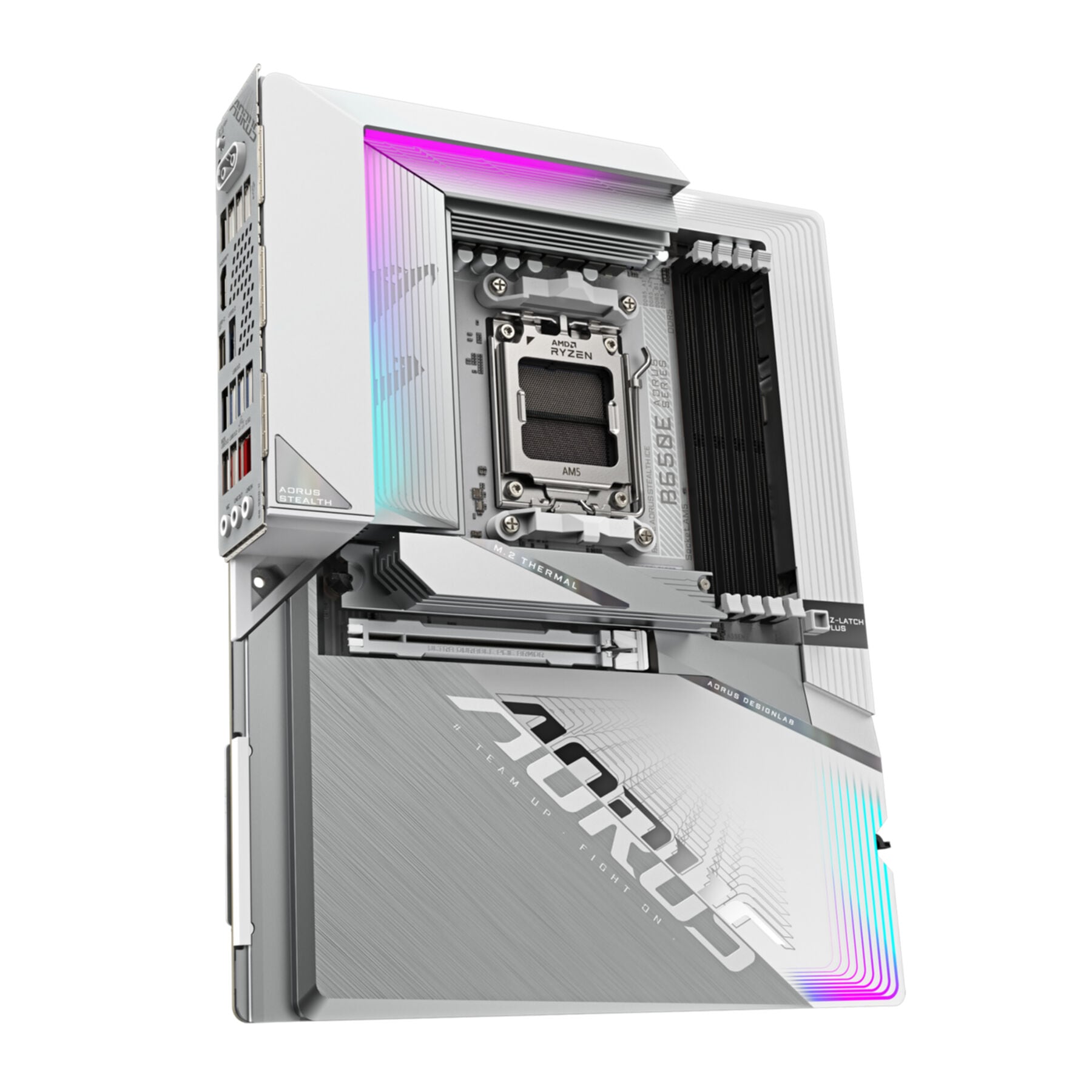 Gigabyte Mainboard »B650E AORUS STEALTH ICE Mainboard - AMD Ryzen 9000er-Serie, 12+2+2 Pha«