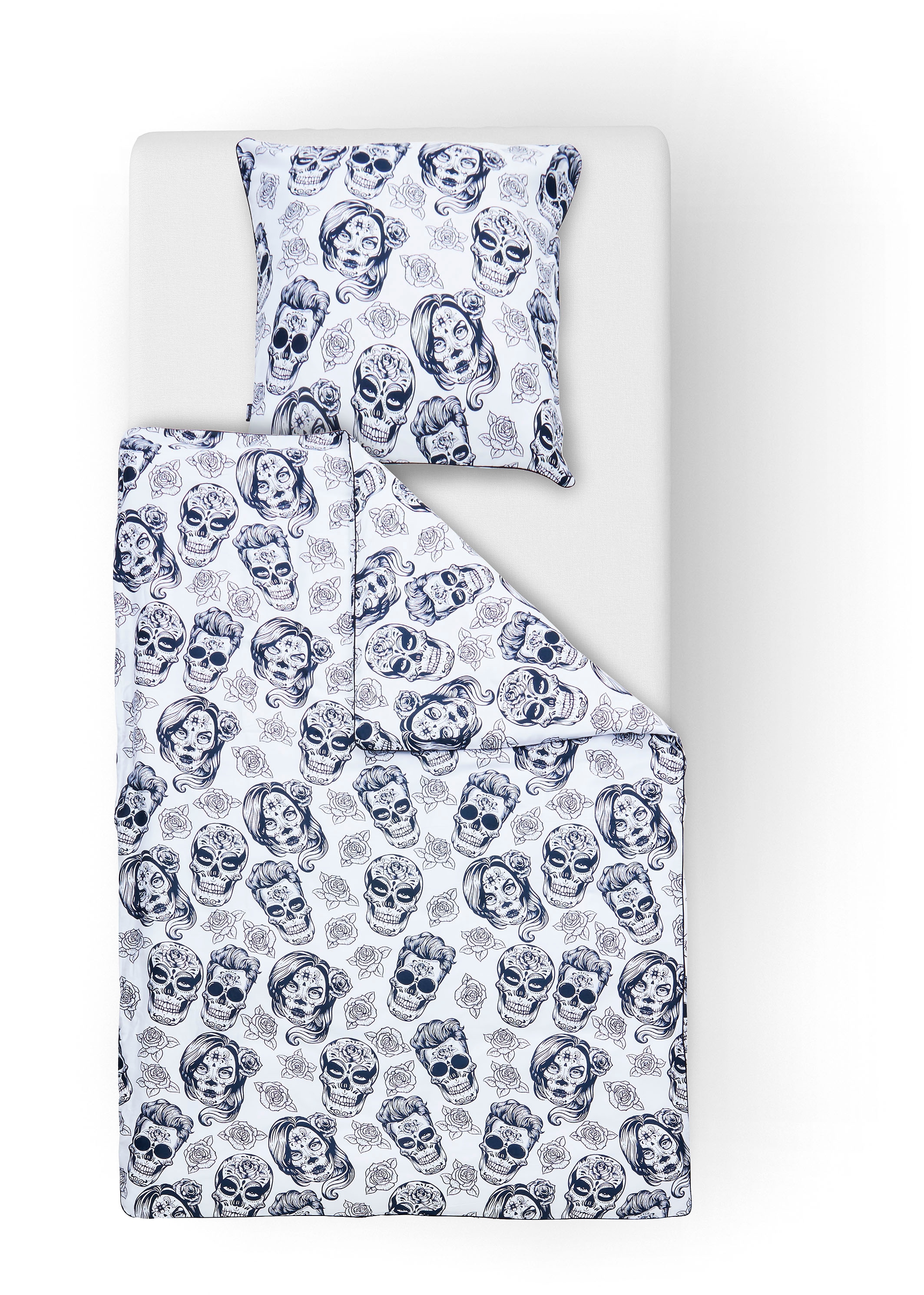 done.® Bettwäsche »Skulls«, beidseitig bedruckte Bettwäsche mit Keder günstig online kaufen