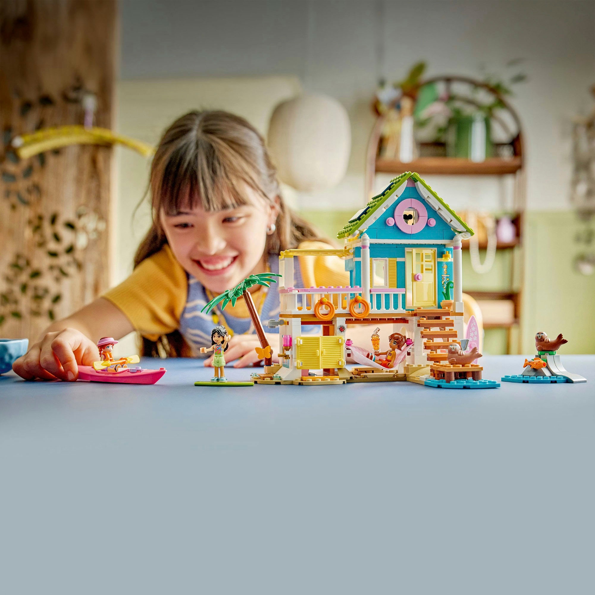 LEGO® Konstruktionsspielsteine »Strandhaus mit Robben (42699), LEGO Friends« Made in Europe