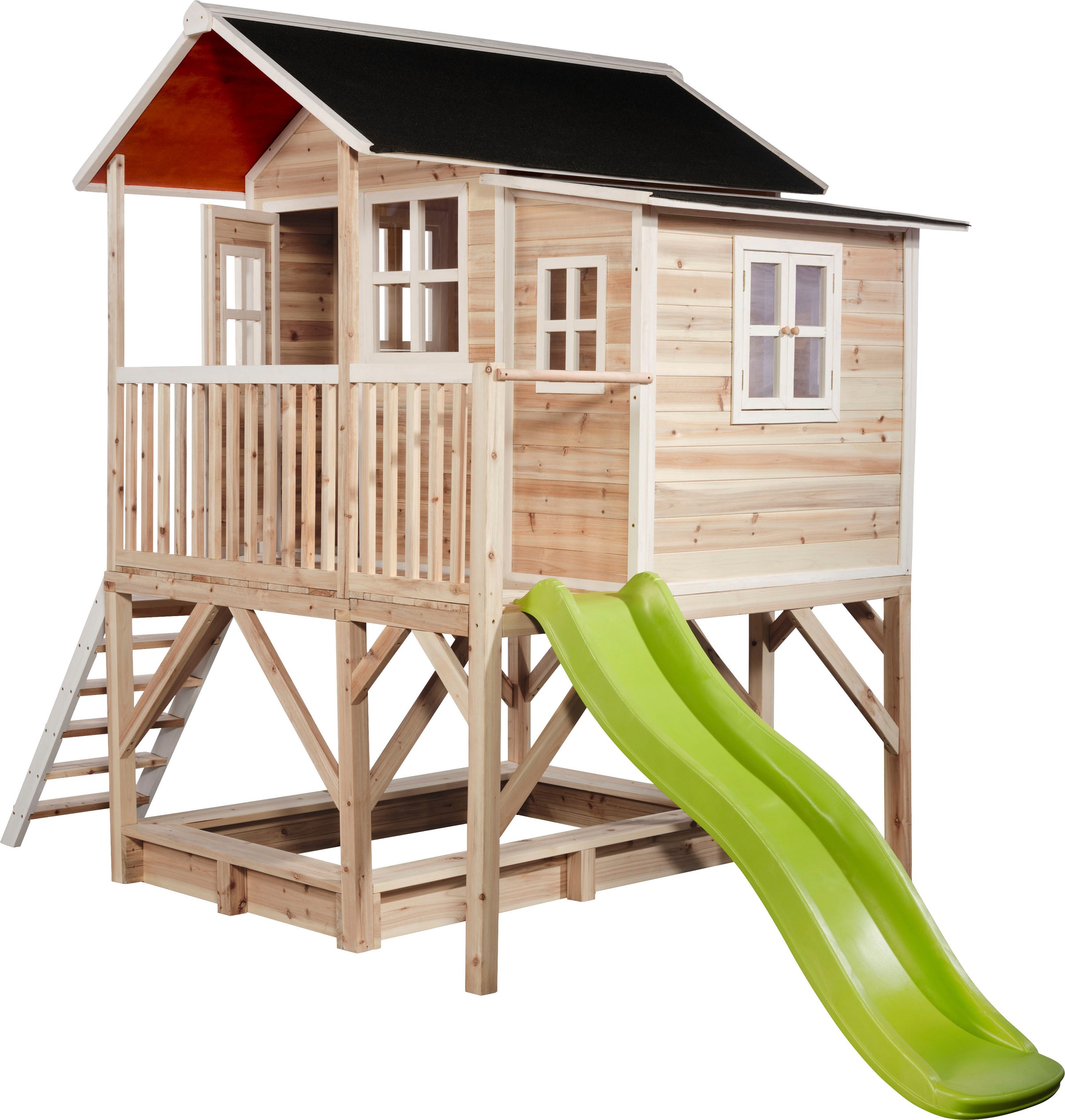 EXIT Spielturm »Loft 550 natur«, BxTxH: 348x220x255 cm