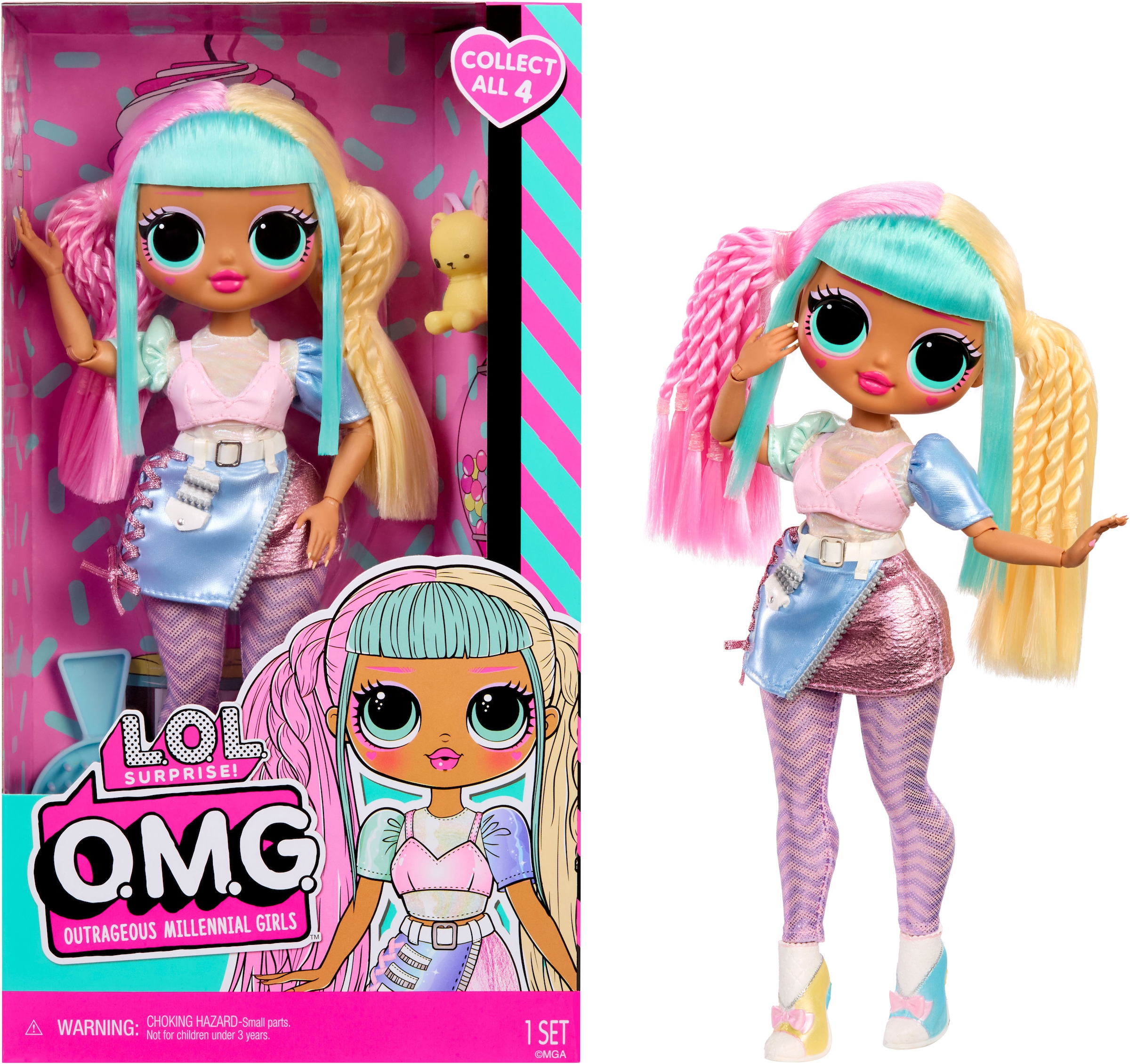 L.O.L. SURPRISE! Anziehpuppe »L.O.L. Surprise OMG Entry Doll - Candylicious«