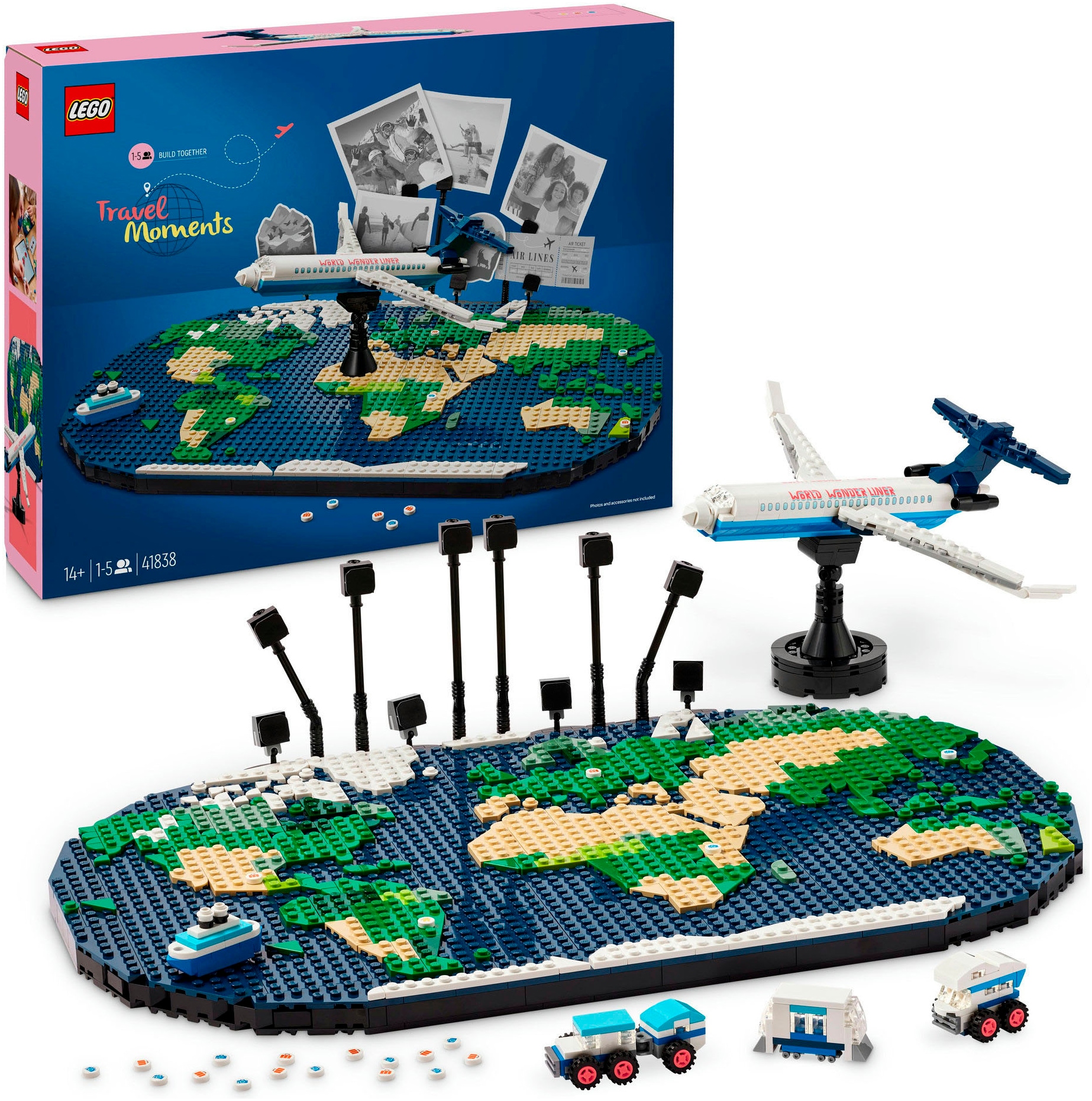 Konstruktionsspielsteine »Reiseerinnerungen (41838), LEGO Family«, (1231 St.), Made in...