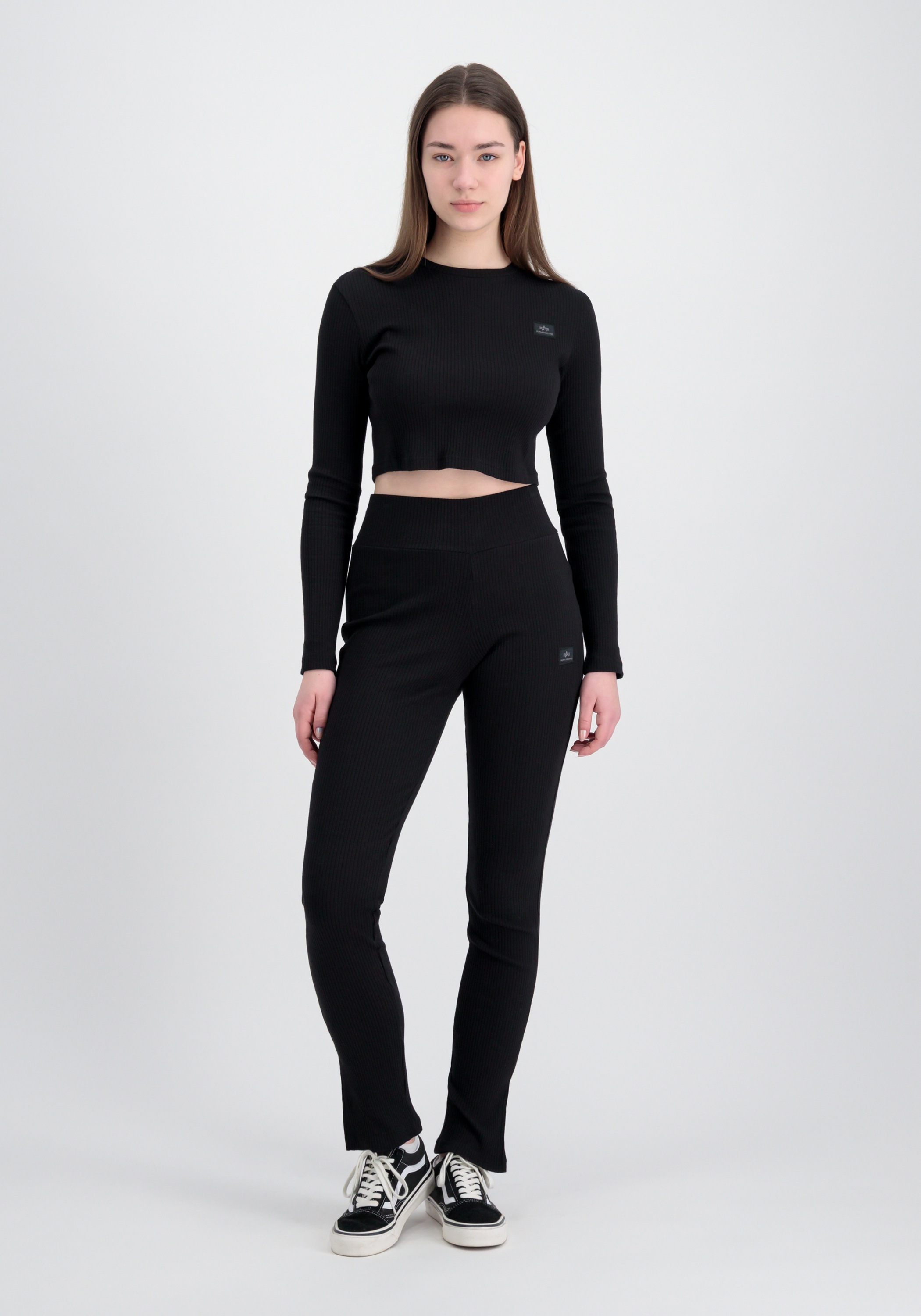 Alpha Industries Longsleeve »Alpha Industries Women - Longsleeves X-Fit Rib LS C Women«