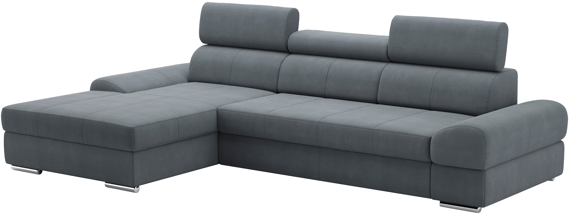 sit&more Ecksofa Broadway, mit verstellbaren Kopfteilen, wahlweise mit Bettfunktion