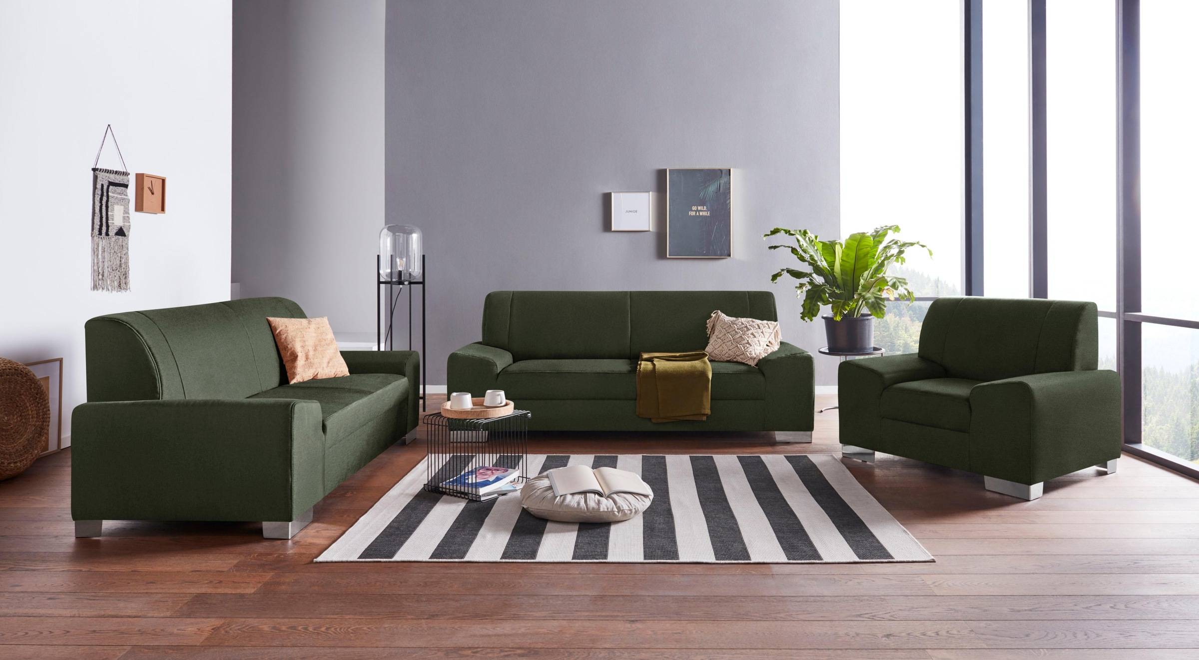 DOMO collection Sessel »Anzio« wahlweise mit Federkern