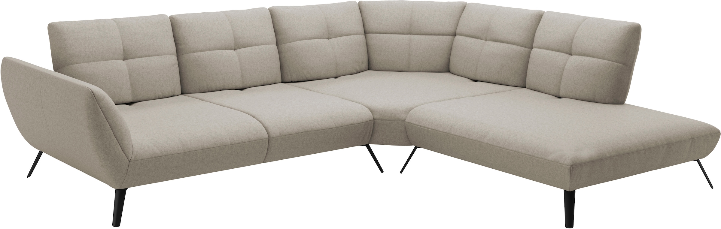 Places of Style Ecksofa »Mikado L-Form«, inkl. Sitztiefenverstellung und Armteilverstellung