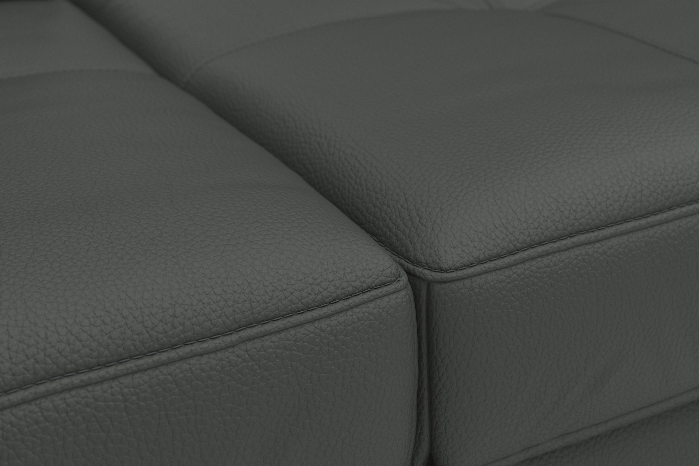 Places of Style Wohnlandschaft »Costello U-Form, B: 363 cm mit Sitztiefen-, Armteilverstellung &«, 3 Nierenkissen, optional Bettfunktion & Bettkasten