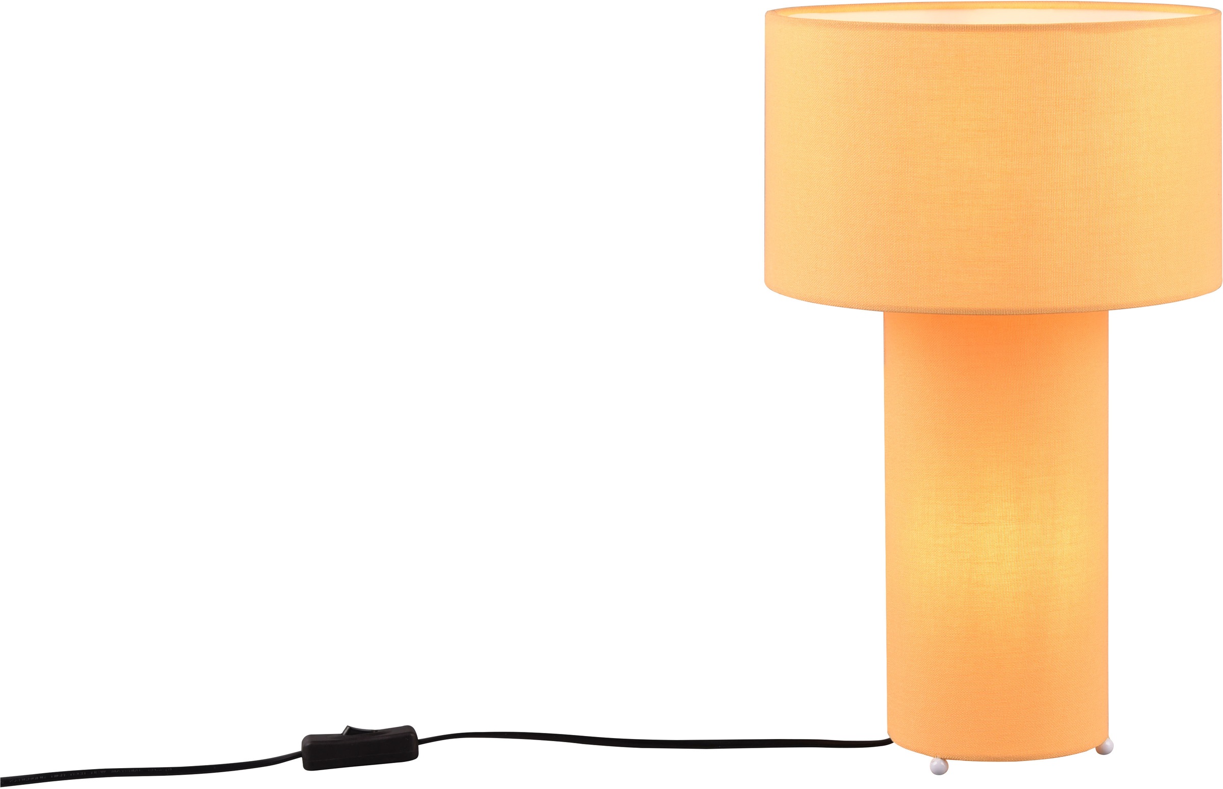 TRIO Leuchten Schreibtischlampe »BALE, Nachttischlampe Stoff exkl 2xE27 max günstig online kaufen