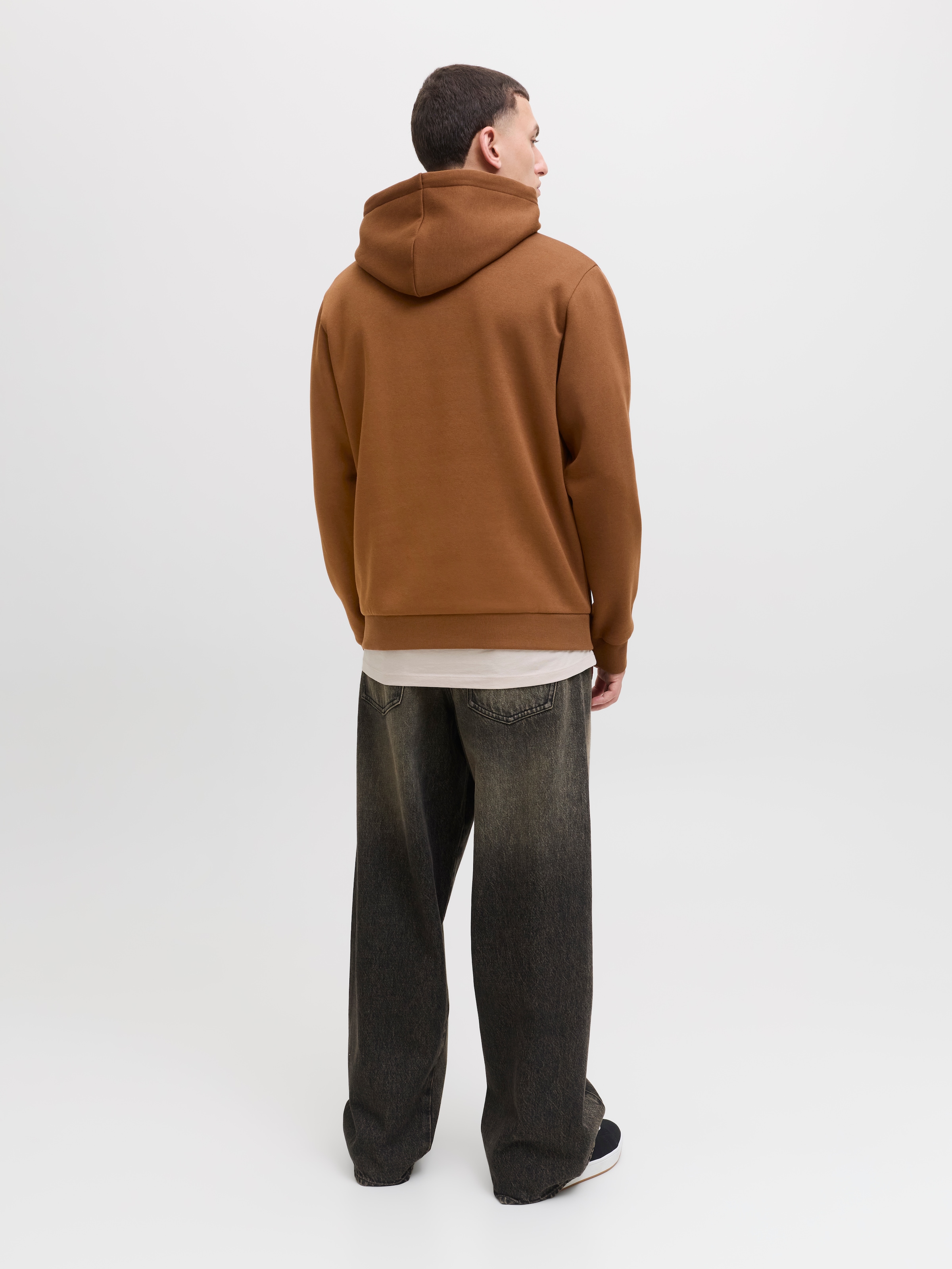 Jack & Jones Kapuzensweatshirt »JJEBRADLEY SWEAT HOOD NOOS«, mit Känguru Tasche