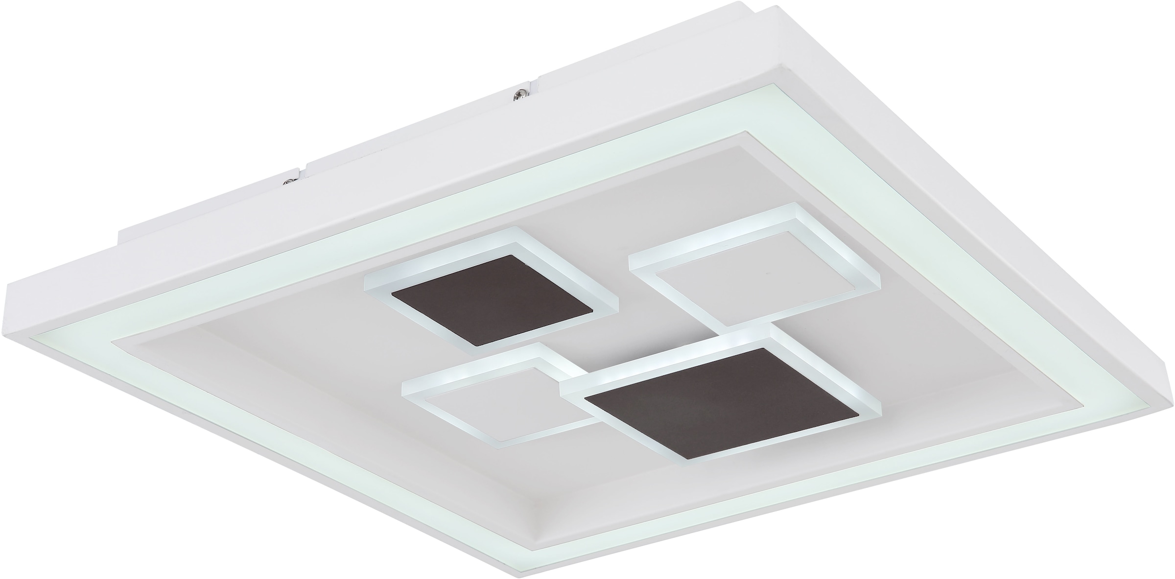 GLOBO LIGHTING LED Deckenleuchte »NOLO«, Leuchtmittel LED-Modul | LED fest integriert, Deckenlampe/Farben: rot-grün-blau/Wohnzimmer/Schlafzimmer