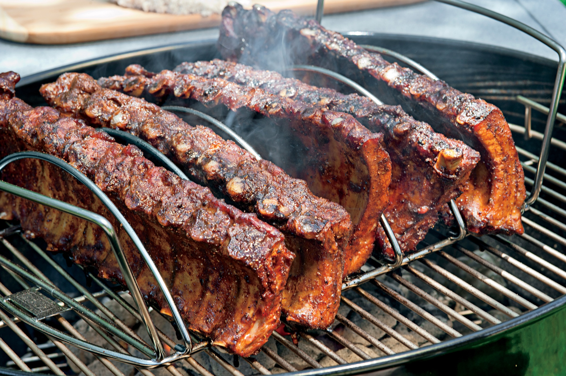 Weber Grillguthalter »Spare-Rib-Halter«, Edelstahl, Für bis zu 5 Rippchen