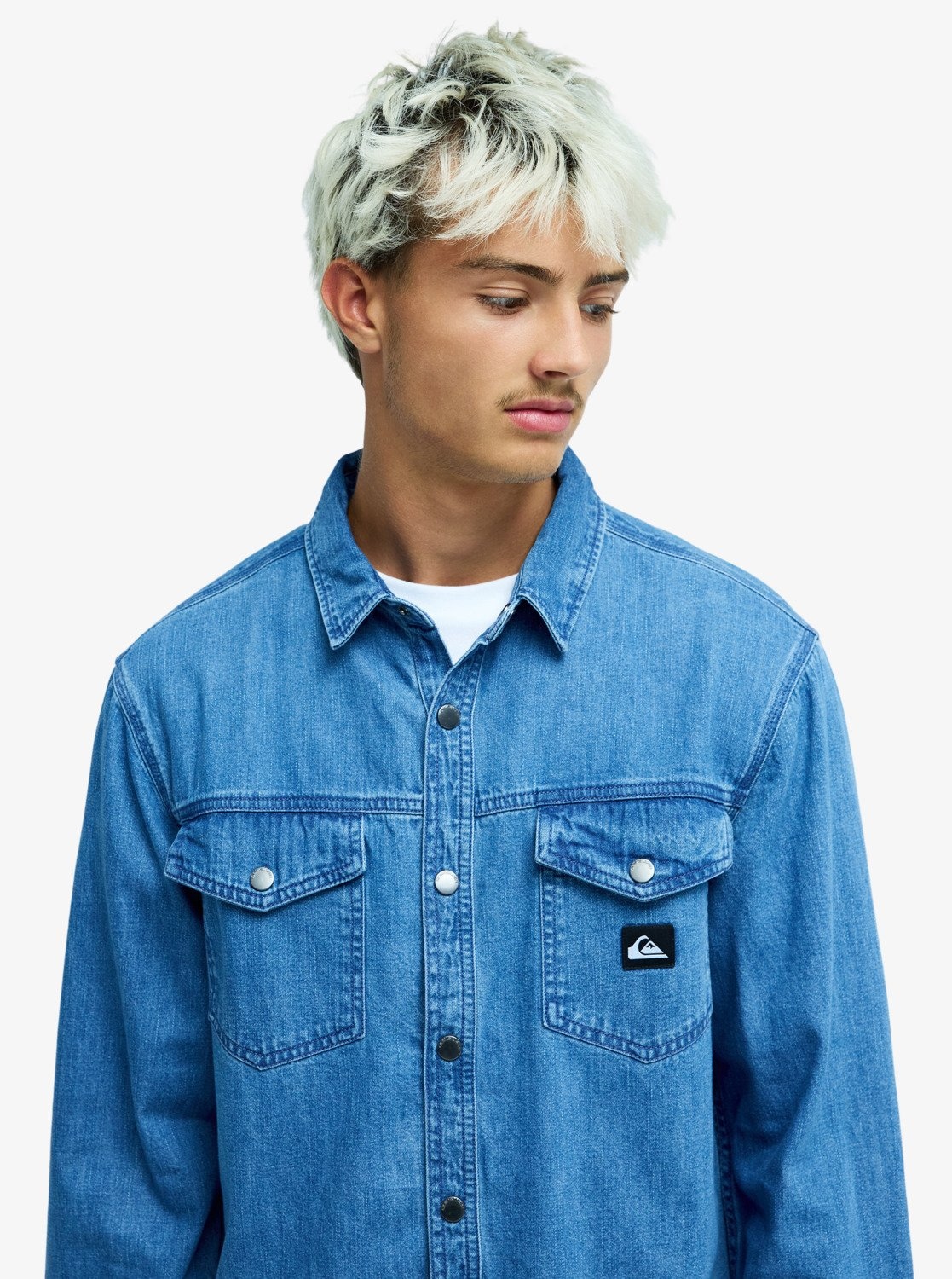 Quiksilver Jeanshemd »BM UPRISING SHIRT« Jeanshemd, aus Baumwolle, in den Größen S bis XXL