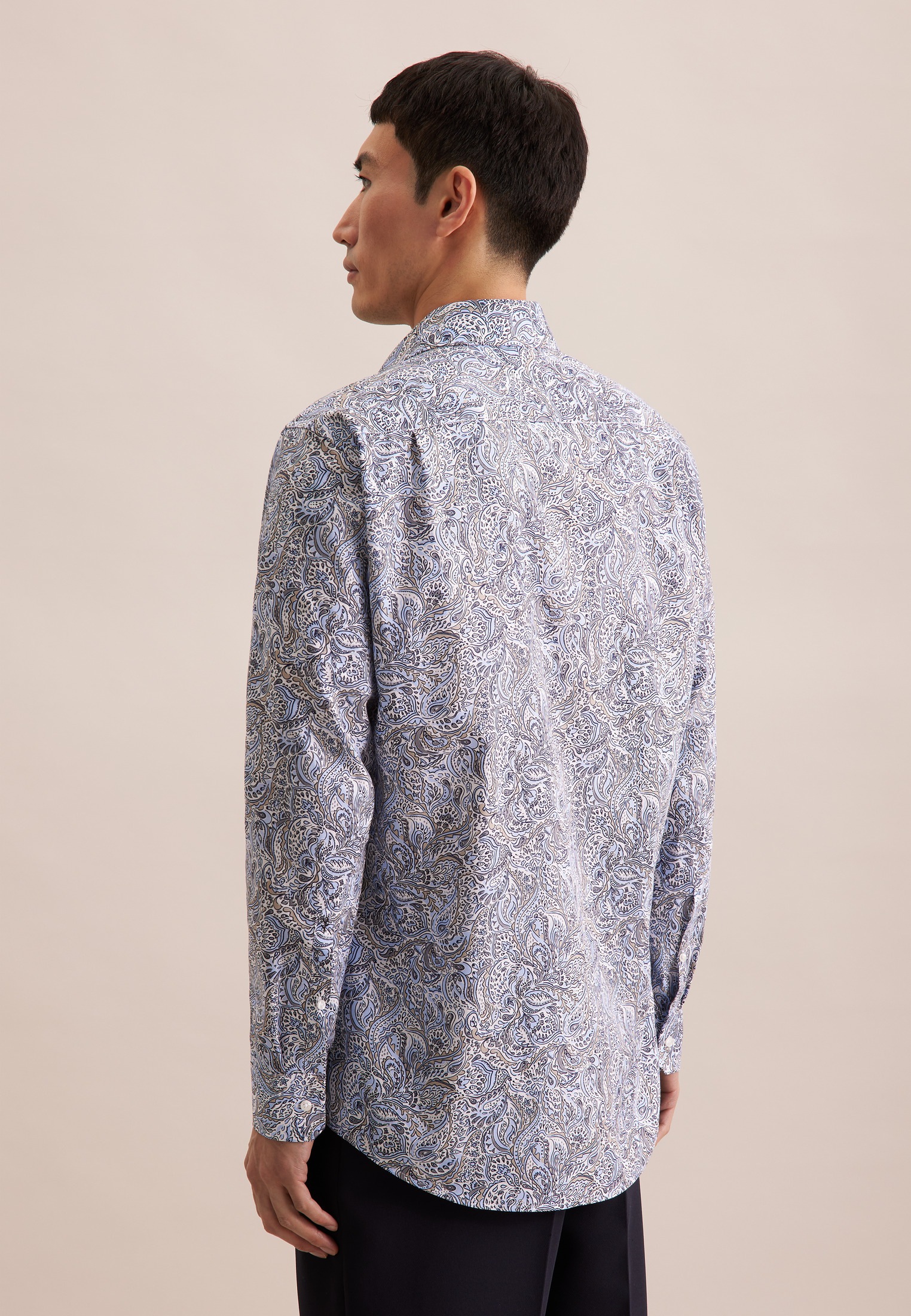 seidensticker Businesshemd »Regular« Regular 1/1 Kentkragen Floral