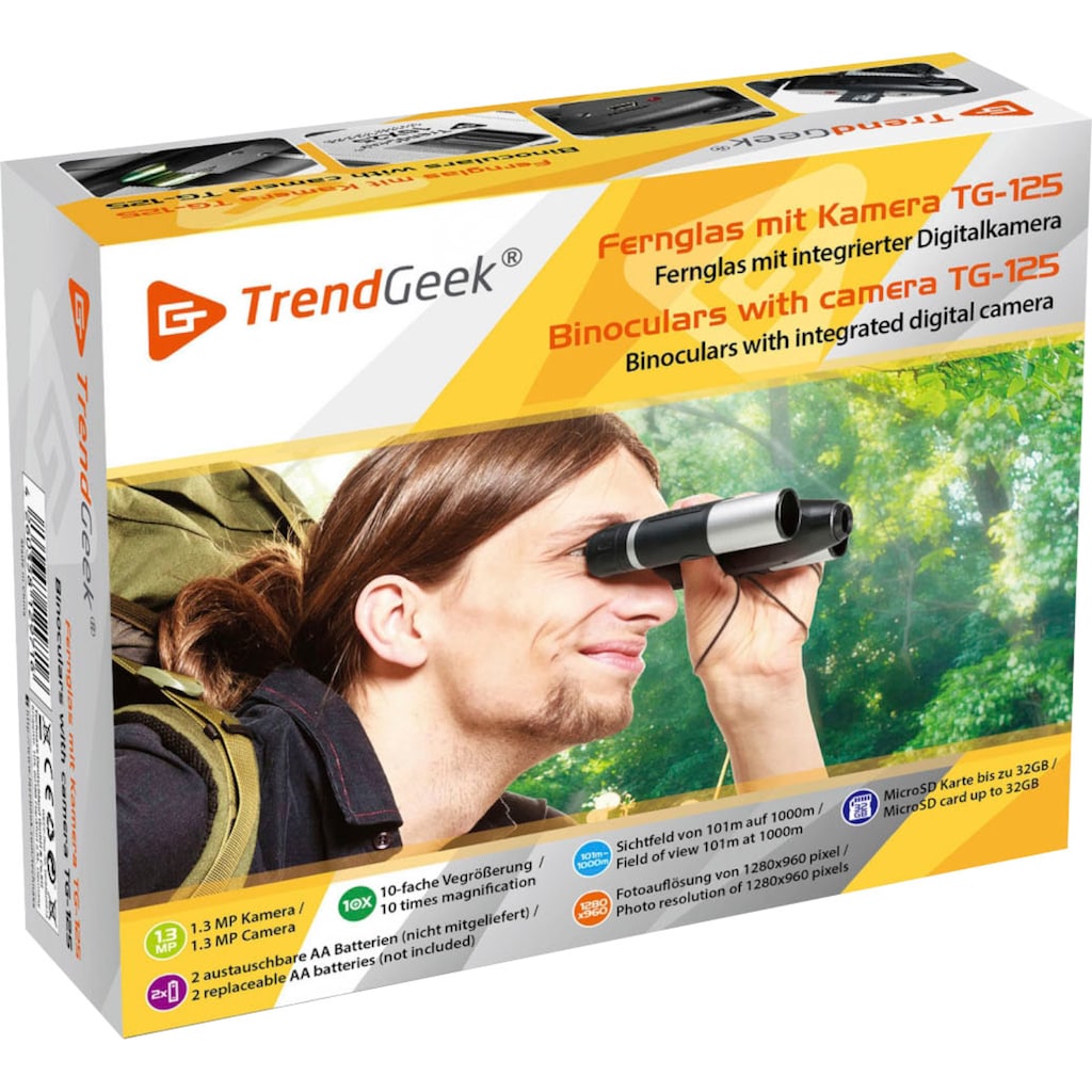 Technaxx Fernglas »TrendGeek mit integrierter Digitalkamera TG-125 10x25«