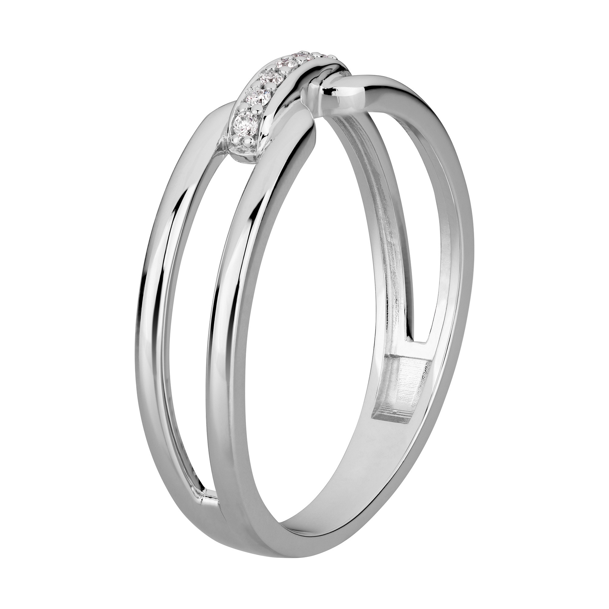 Orolino Fingerring »Gold 585 mit 7x Brillant zus. 0,03ct.«