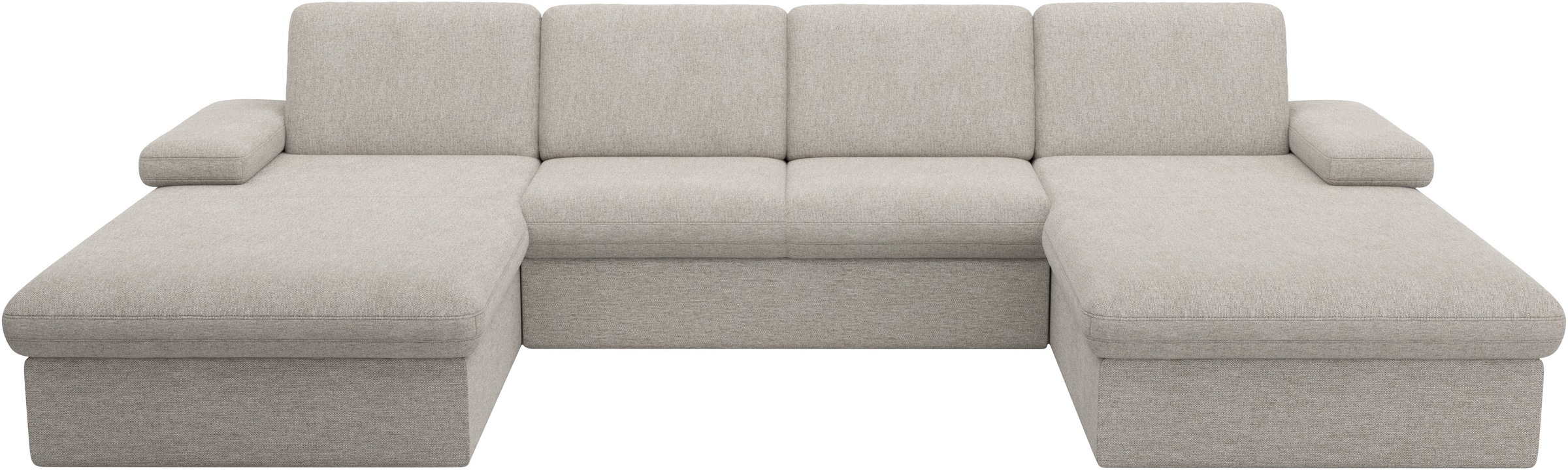 sit&more Wohnlandschaft »Moreno U-Form, B: 309 cm« mit Armteilverstellung, günstig online kaufen