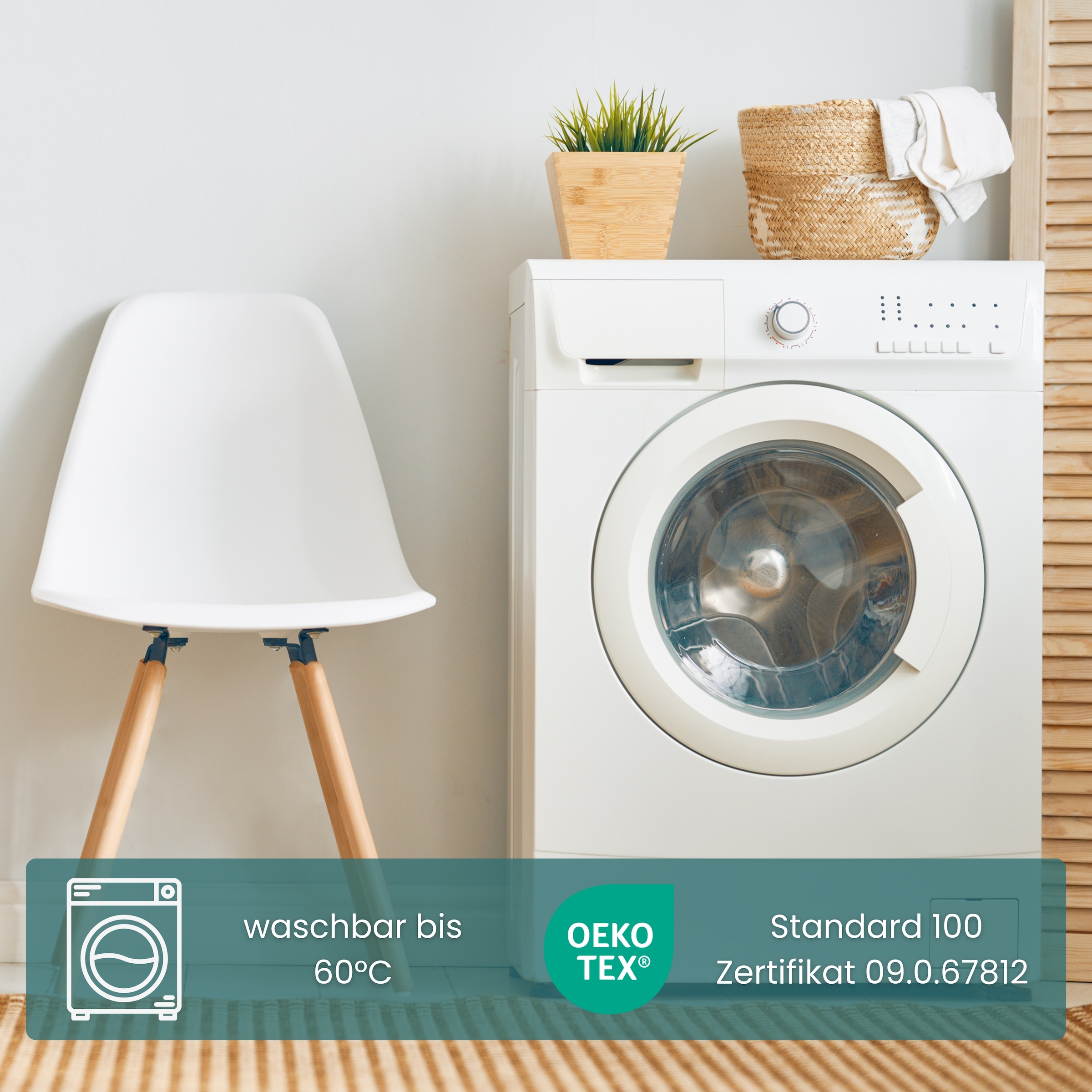 OTTO home Microfaserkissen »Clarra, Kopfkissen 40x80 cm, 80x80 cm« Füllung: Polyester Bezug: Polyester 1 Stk. tlg. Rückenschläfer, Seitenschläfer, Kissen in grau