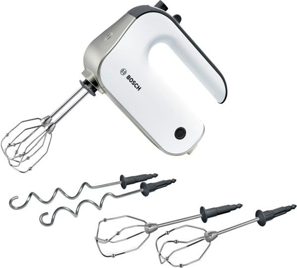 Handmixer »Styline MFQ4835DE«, 575 W, Edelstahl-Knethaken, 2x Rührbesen, weiß