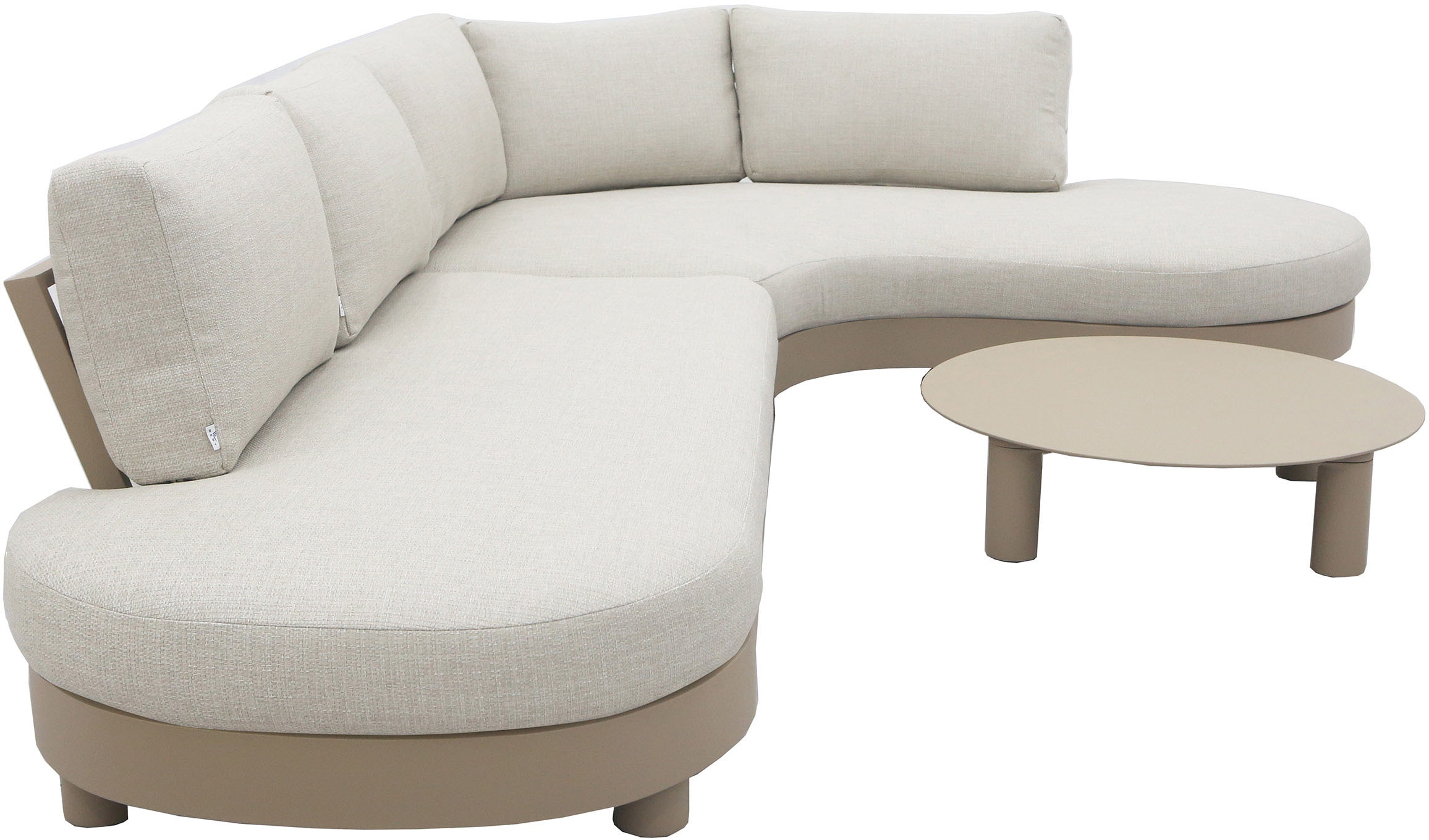 Best Gartenlounge-Set »Salerno«, (Set, 10 tlg.), bestehend aus 2 Sitzbänken, 1 Tisch und 7 Kissen