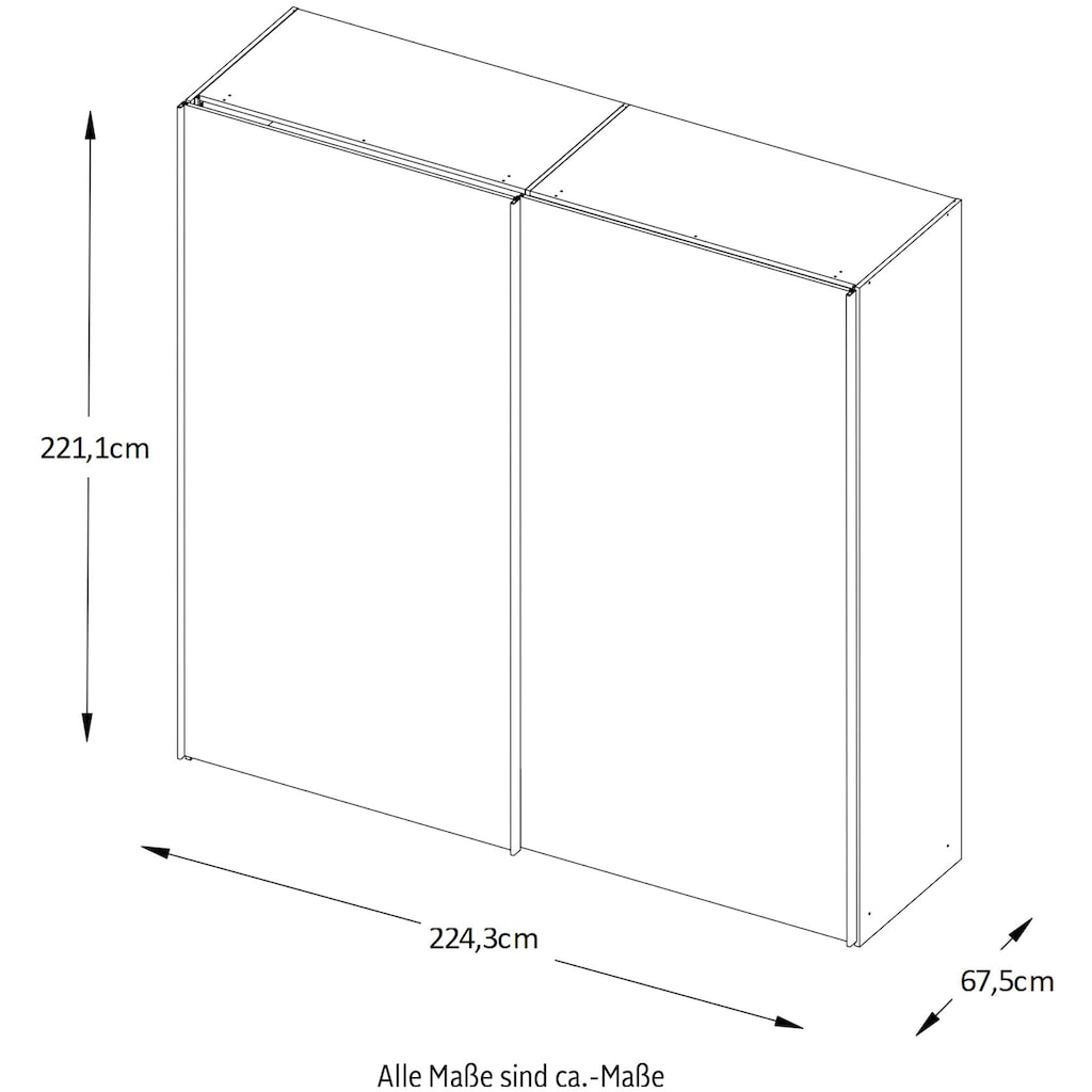 STAUD Schwebetürenschrank »Sinfonie Plus«