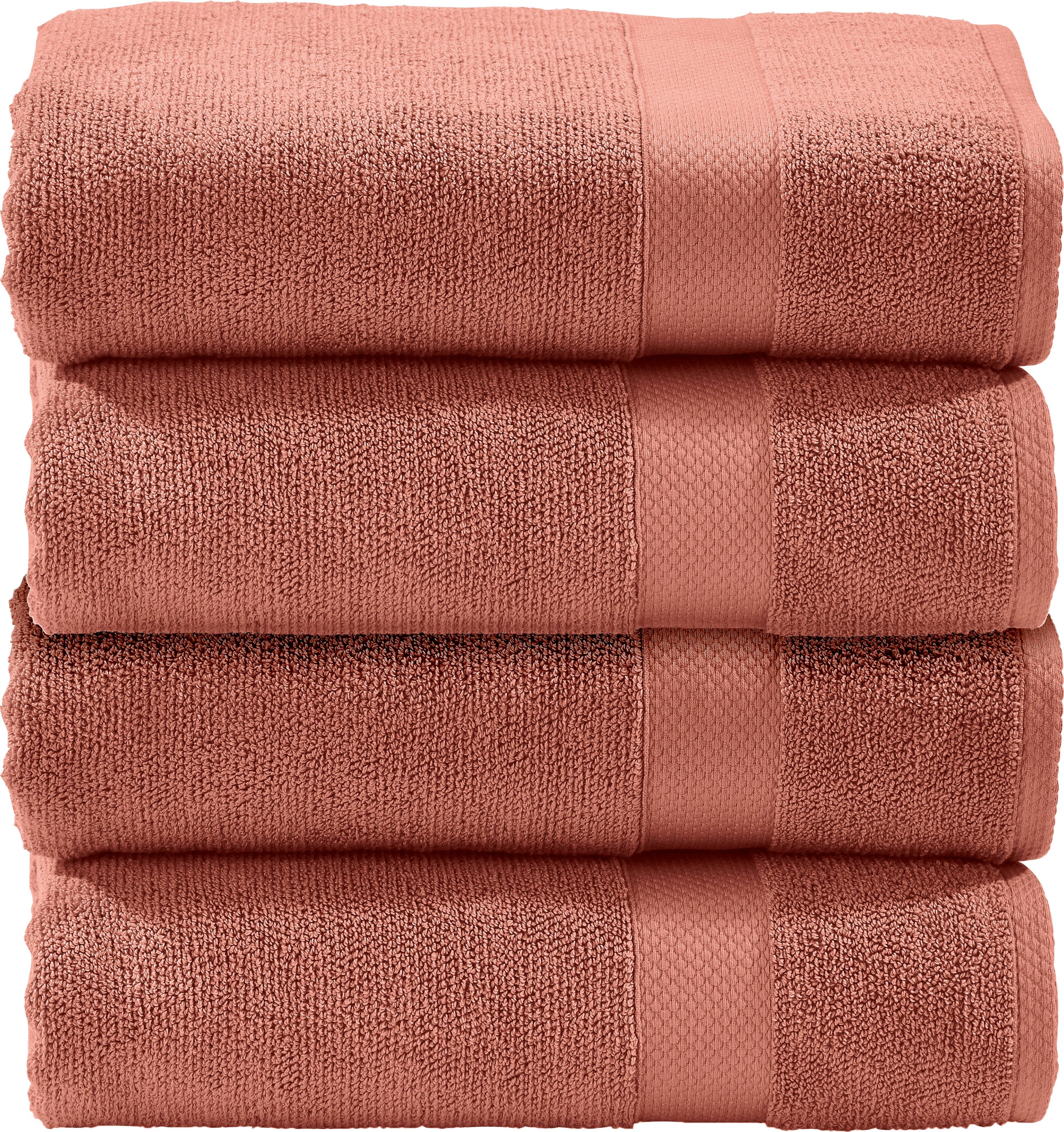 done.® Gästehandtuch »Deluxe«, (Set, 4 St., 4 Gästetücher (30x50 cm), Uni F günstig online kaufen