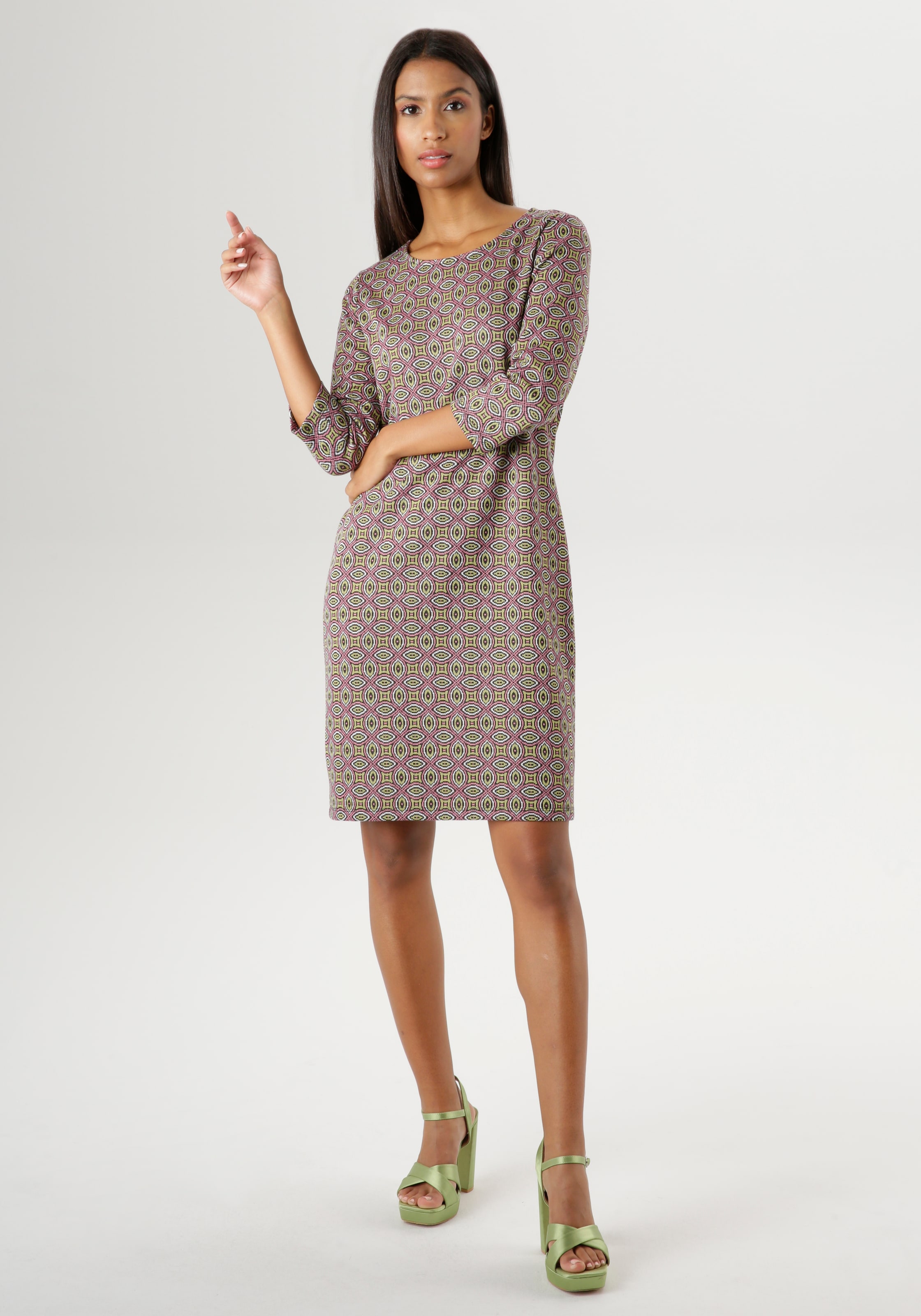 Aniston SELECTED Jerseykleid, mit interessantem KOLLEKTION online Muster - NEUE kaufen