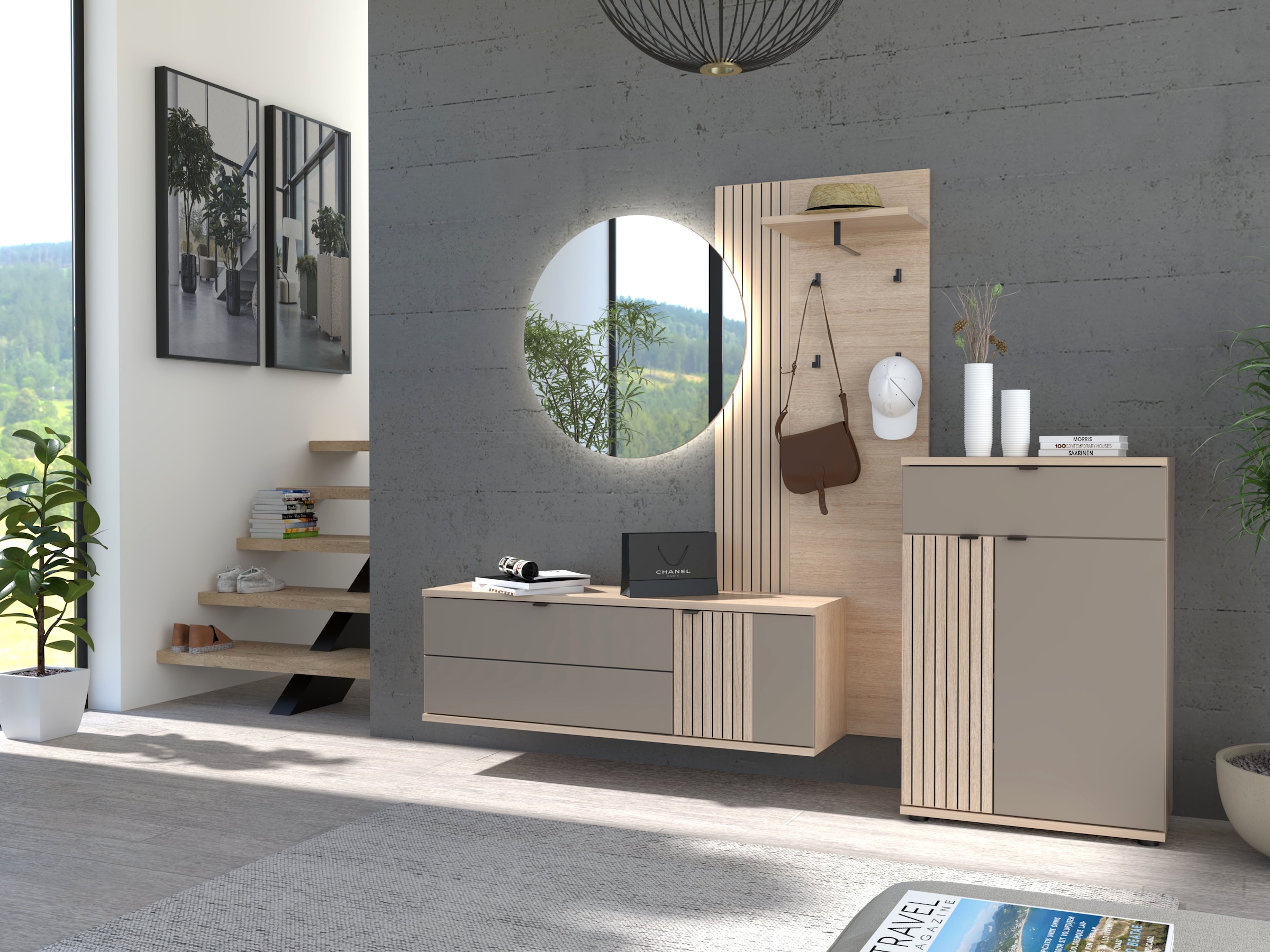 Innostyle Garderoben-Set »Pisa Garderoben-Set« 4 Stk. tlg.