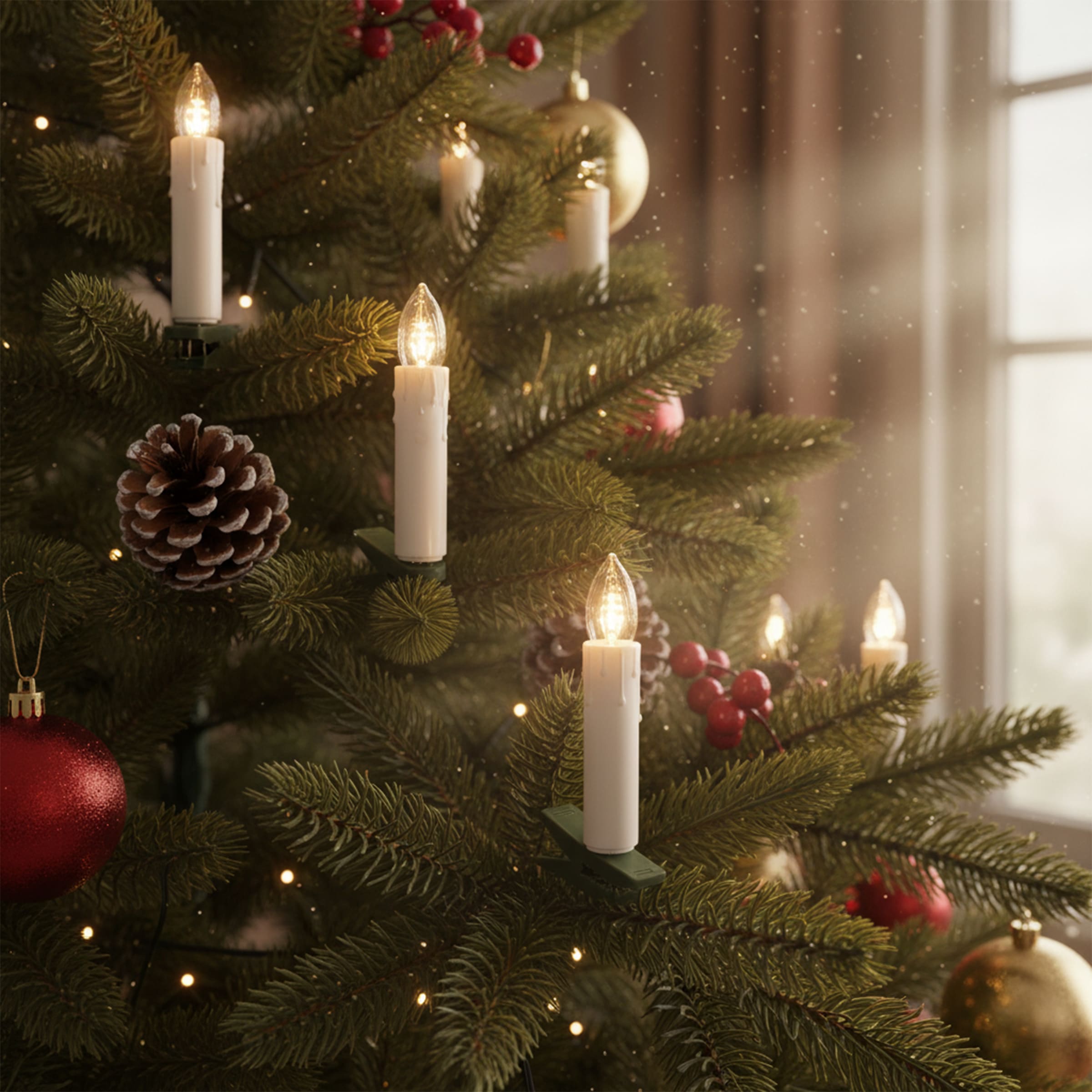 IC Winterworld LED-Christbaumkerzen 30 Stk.-flammig