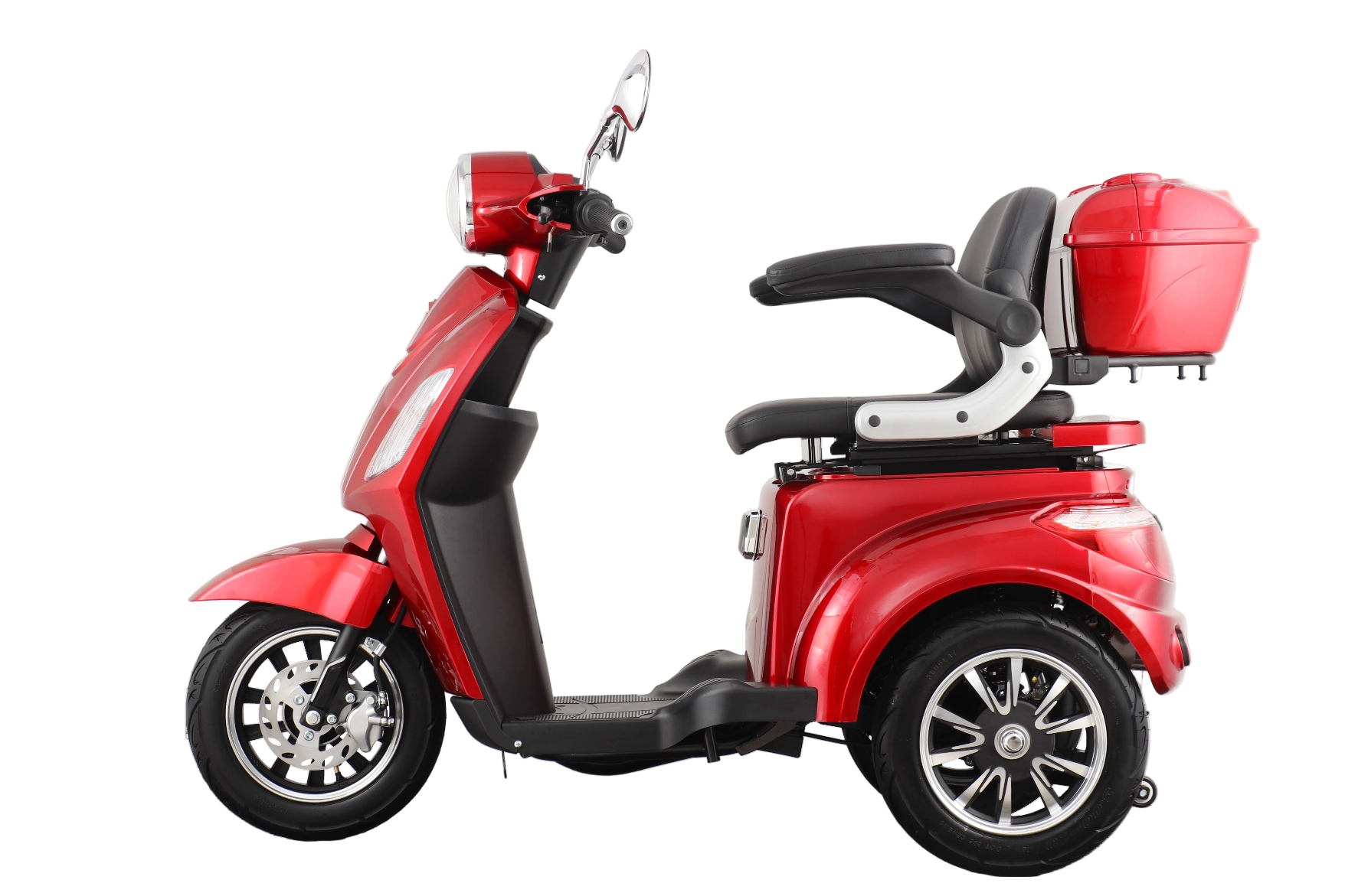 Aktiv mobil Elektromobil »AM E-Trike Pro, 25 km/h mit Topcase« 1.000 W 25 km/h Topcase Fassungsvermögen von ca. 36 Litern, Staufach mit ca. 24 Litern