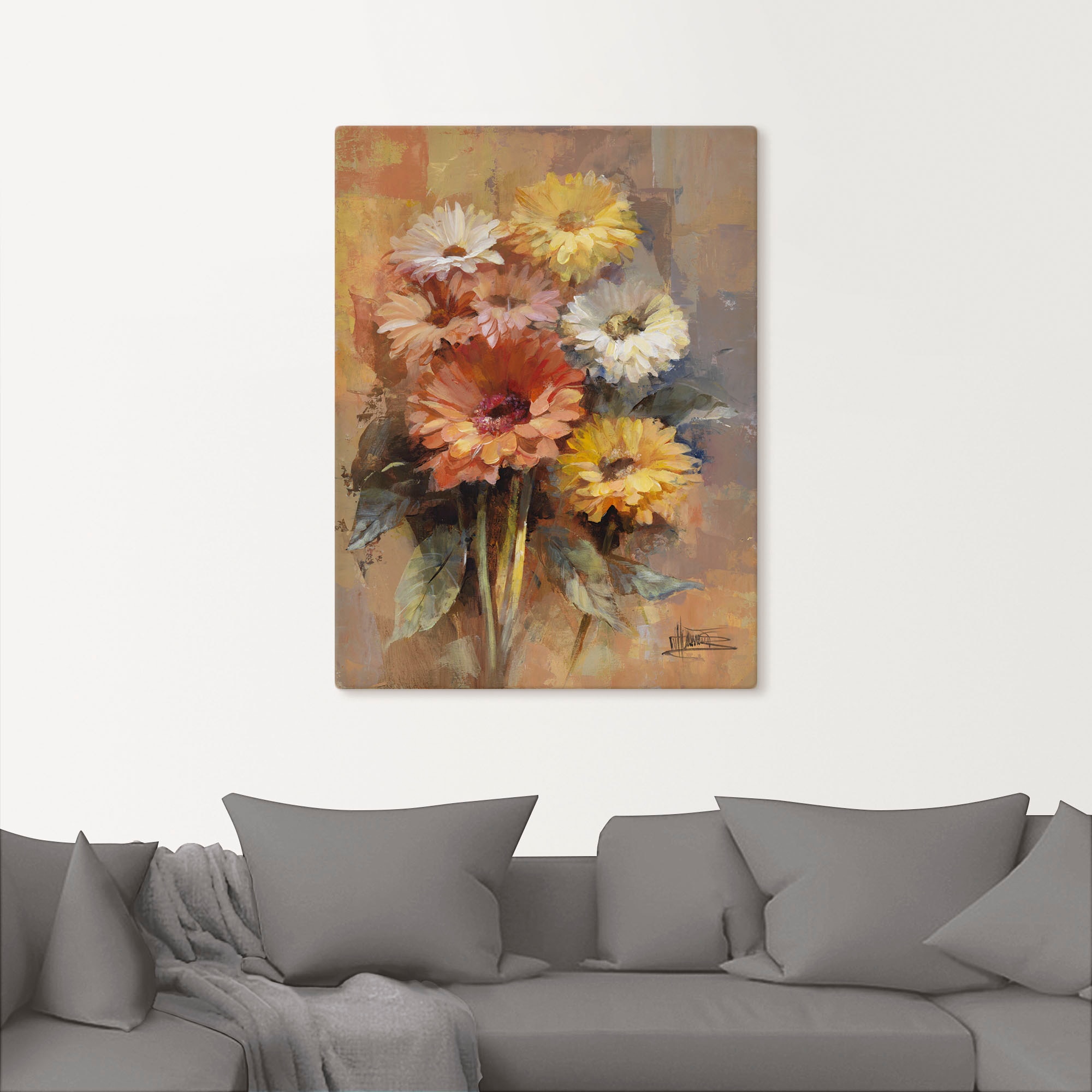 Artland Wandbild »Blumenstrauß II«, Blumen, (1 St.), als Leinwandbild, Post günstig online kaufen