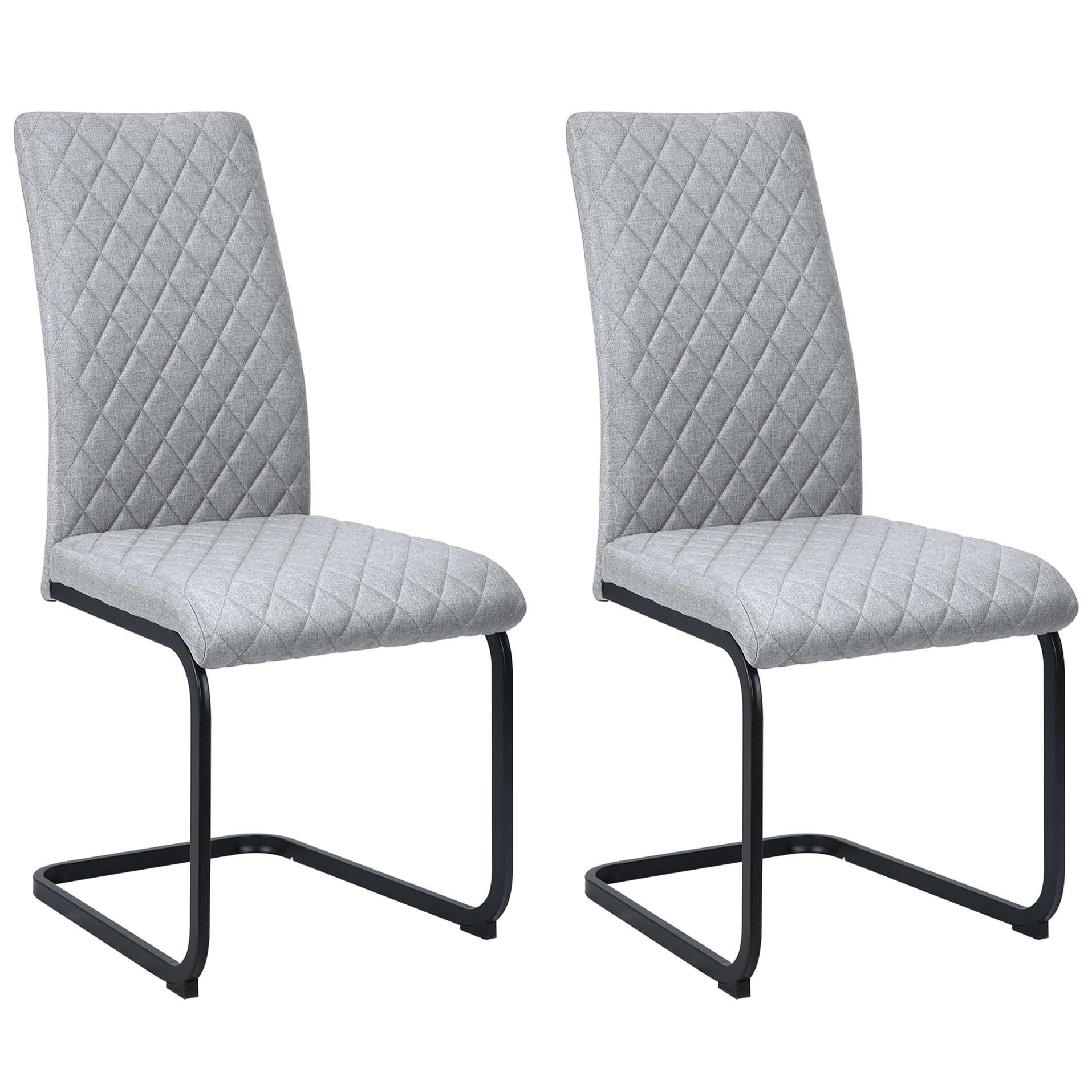 OTTO home Esszimmerstuhl »Valbourg« () 2 Stk. Freischwinger, gepolsterte Rü günstig online kaufen