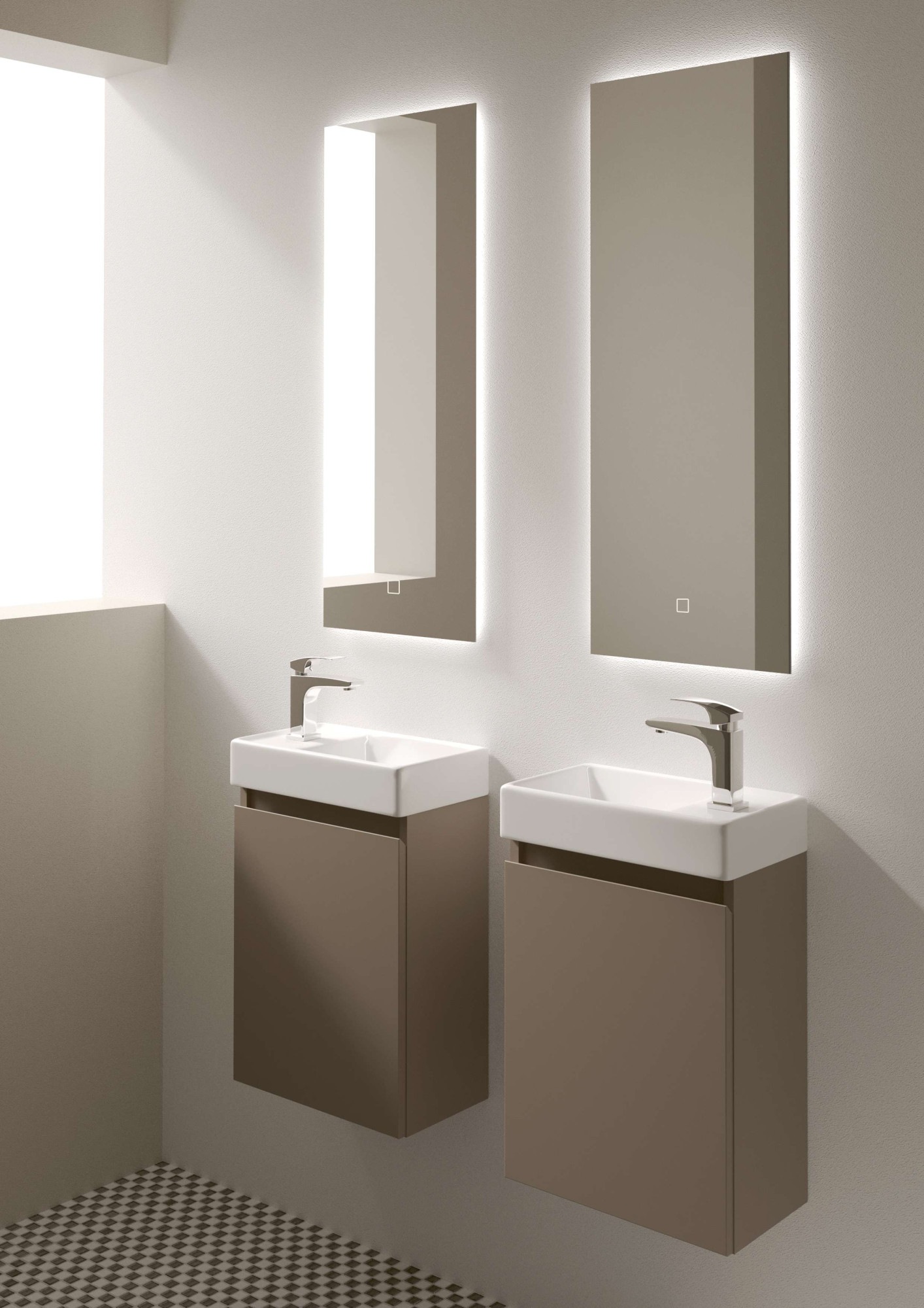 welltime Waschtisch "Mini" Breite 40cm, mit Soft-Close-Funktion, FSC zertif günstig online kaufen