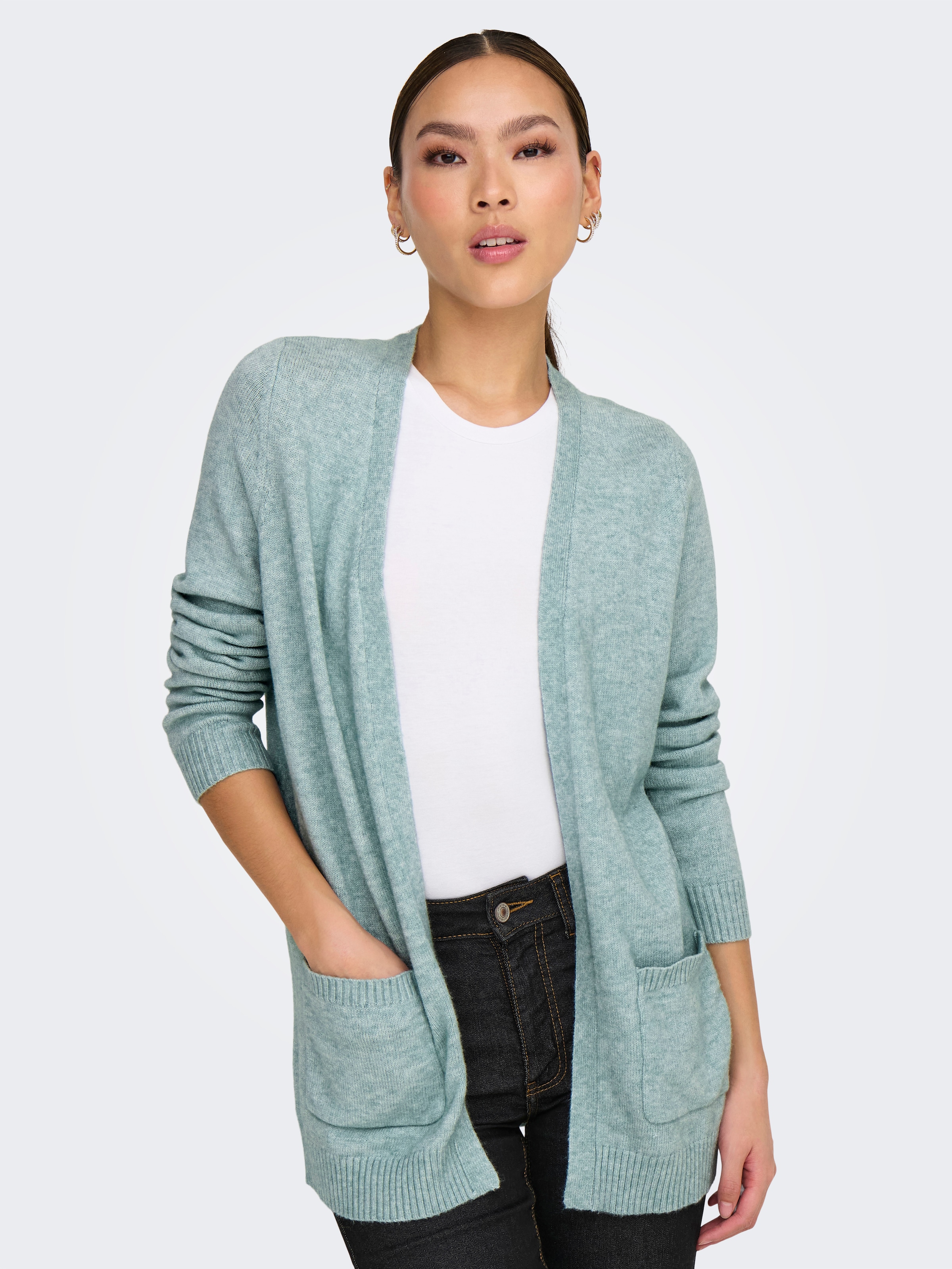 ONLY Strickjacke »ONLLESLY L/S OPEN CARDIGAN KNT NOOS«