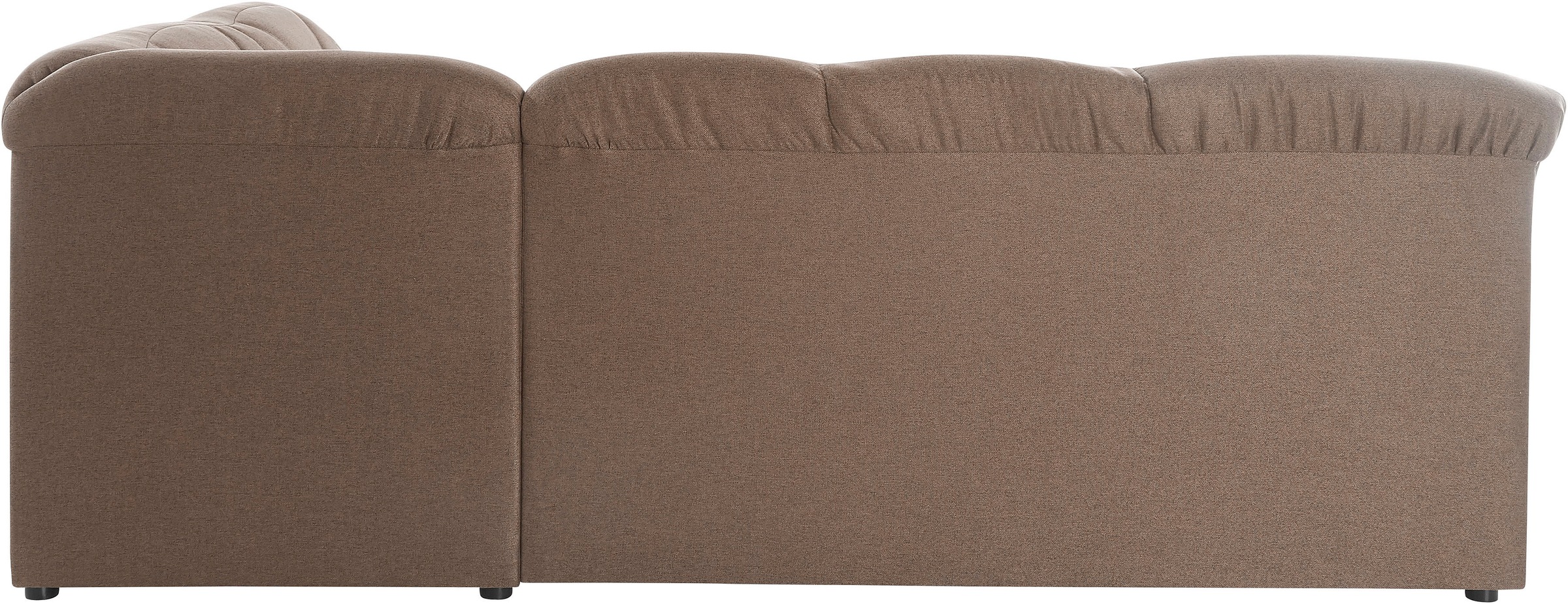 DOMO collection Ecksofa »Pegnitz, elegante Rückensteppung, zeitlose Formensprache, L-Form«, wahlweise mit Bettfunktion