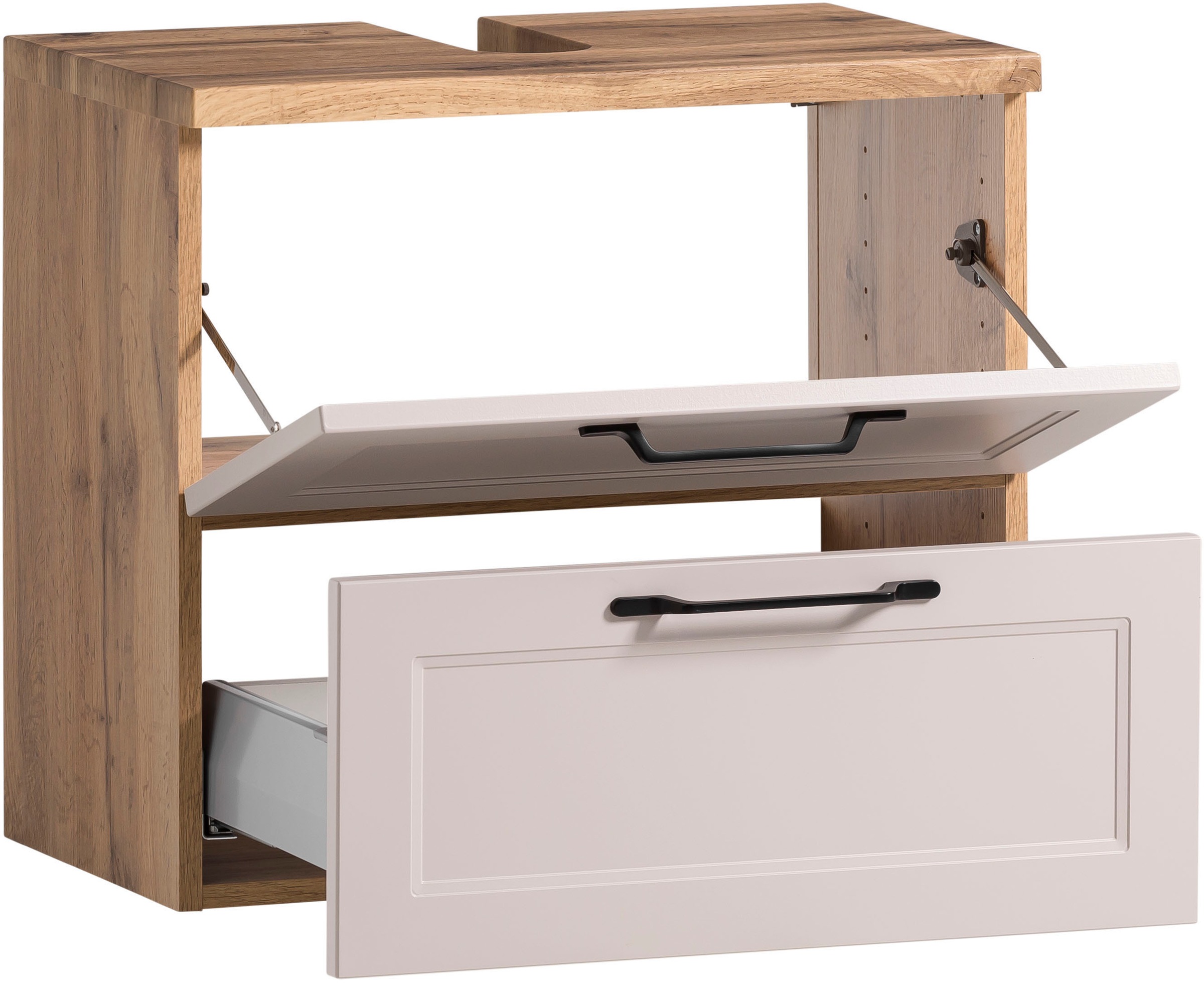 welltime Badmöbel-Set »Lana«, (Komplett-Set, 2 St.), Badezimmer-Set, 2-teilig, 60 cm breit