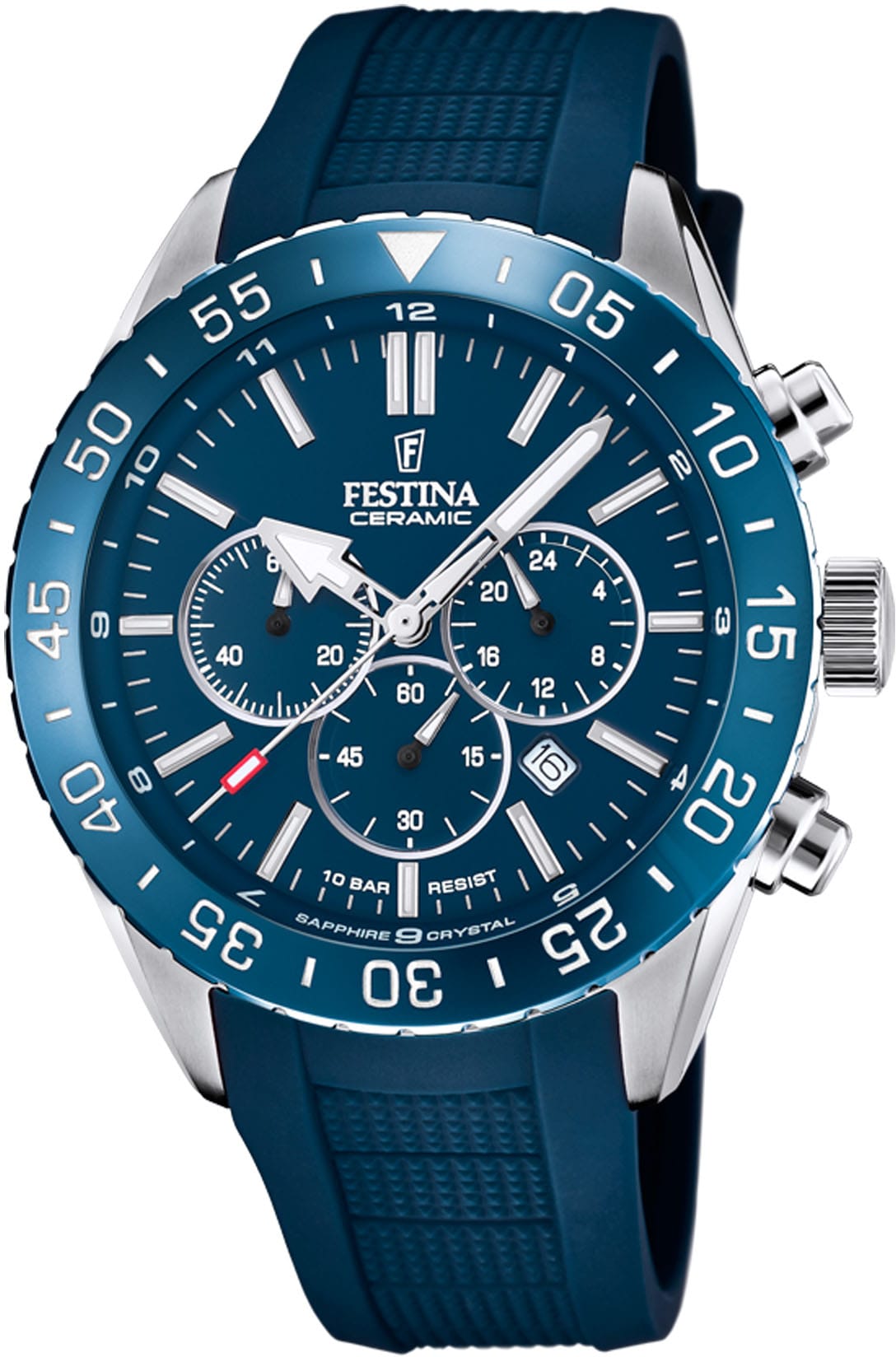 Festina Chronograph »F20515/1«, Armbanduhr, Quarzuhr, Herrenuhr, Stoppfunkt günstig online kaufen